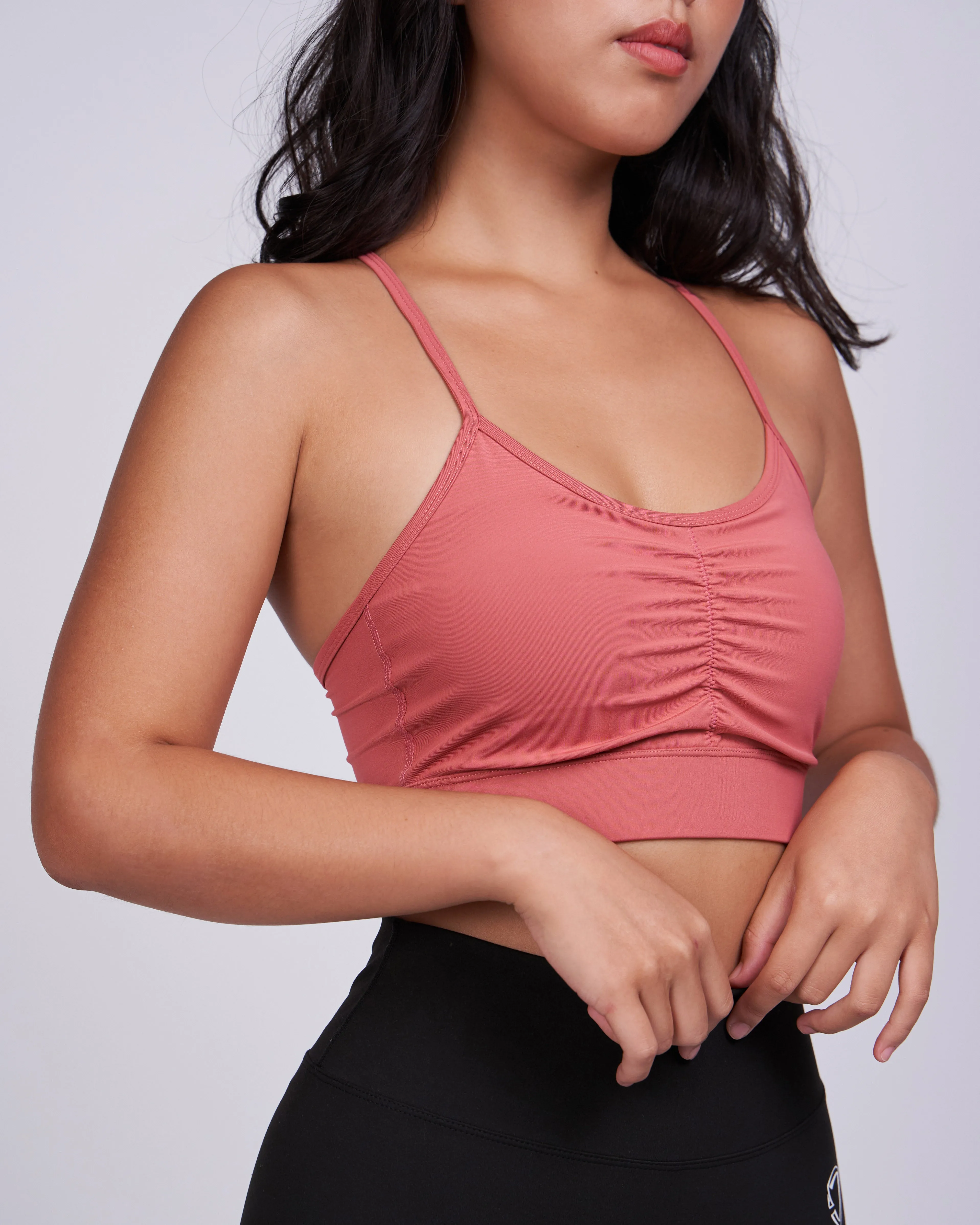 CSL Ruched Front Sports Bra