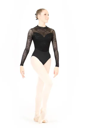 Danse de Paris "Snowflake" Long Sleeve Leotard