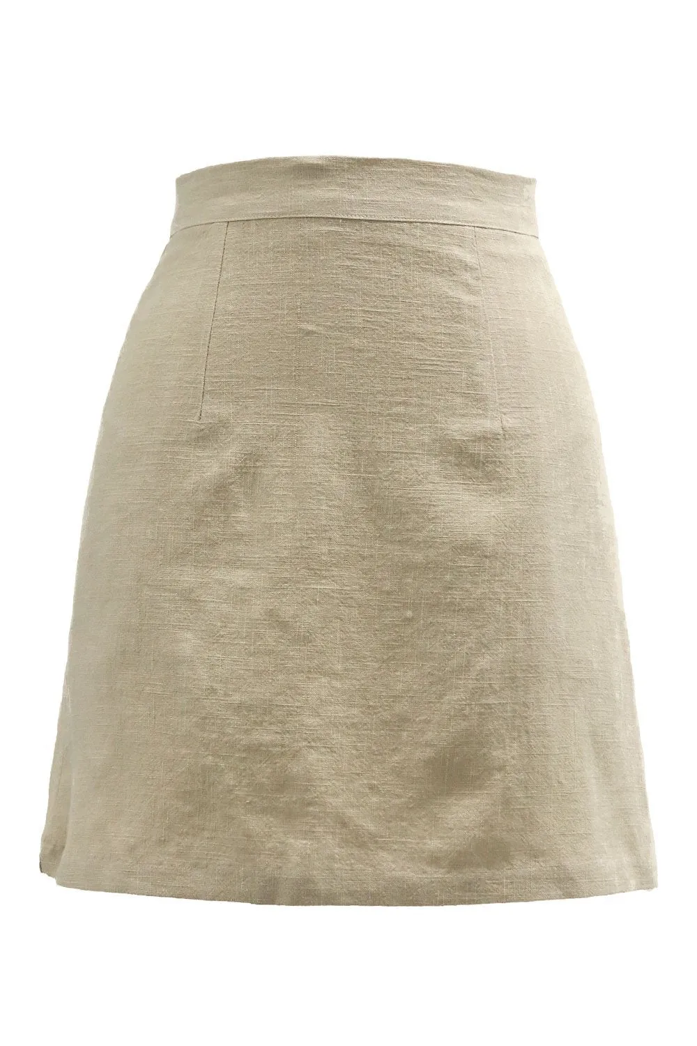 Delaney Linen A-Line Skirt