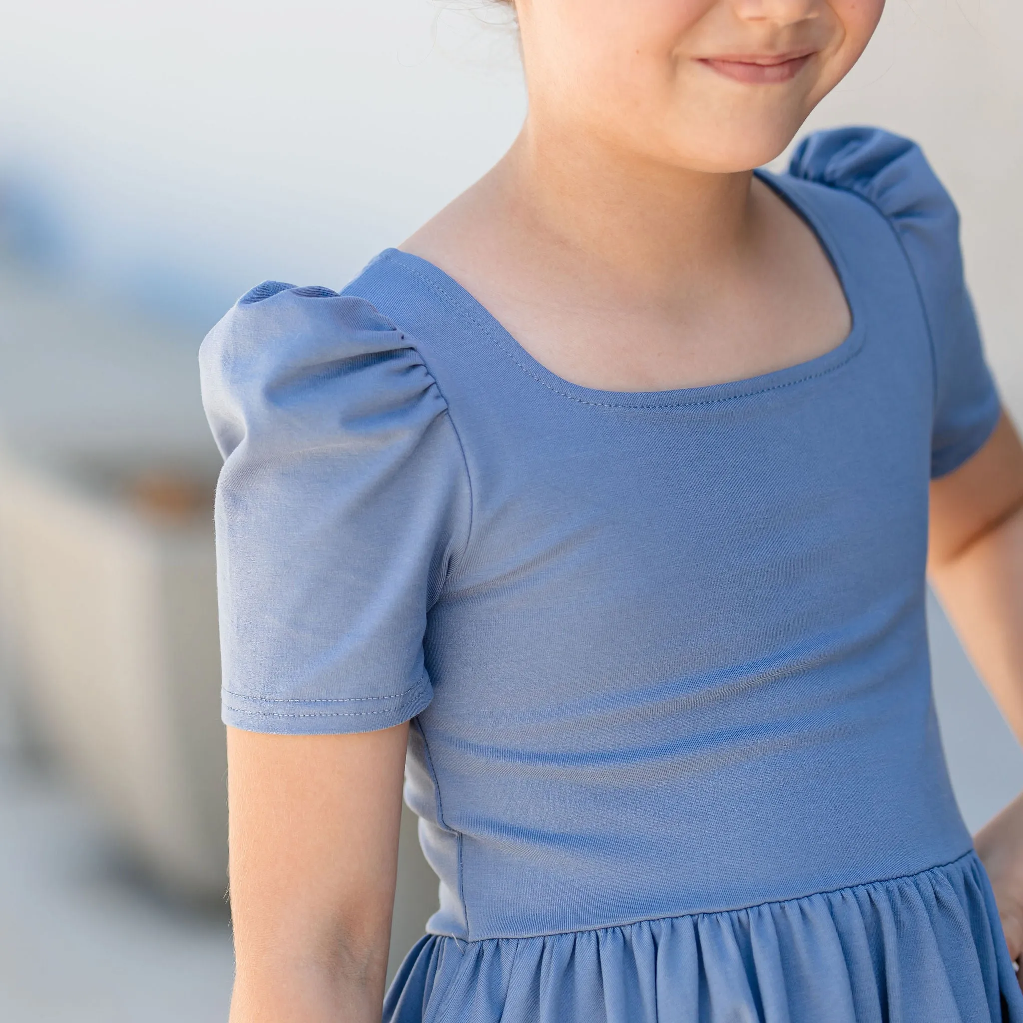 Denim Mod Twirl Dress