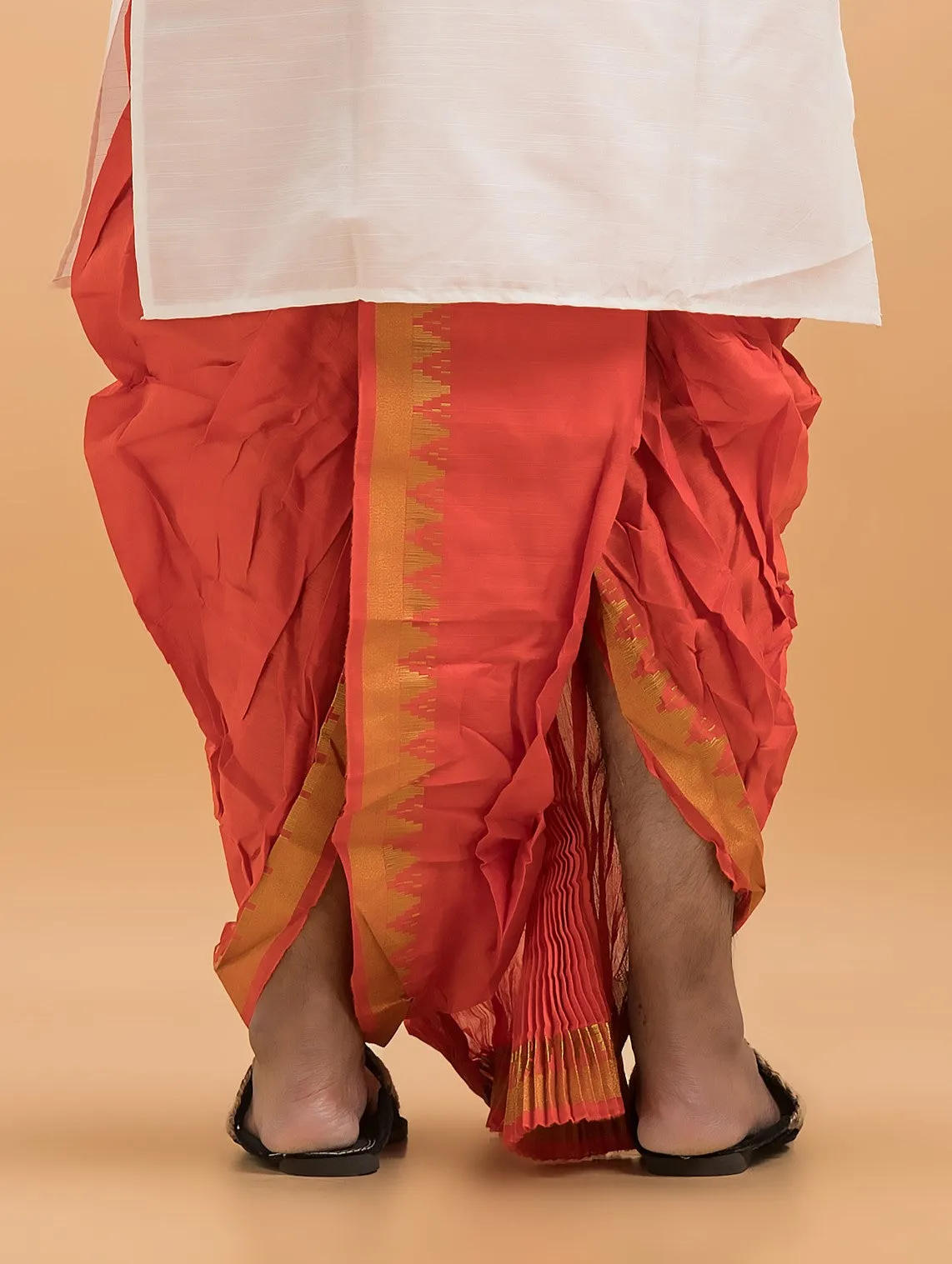 Designer Silk Dhoti- Ready to wear