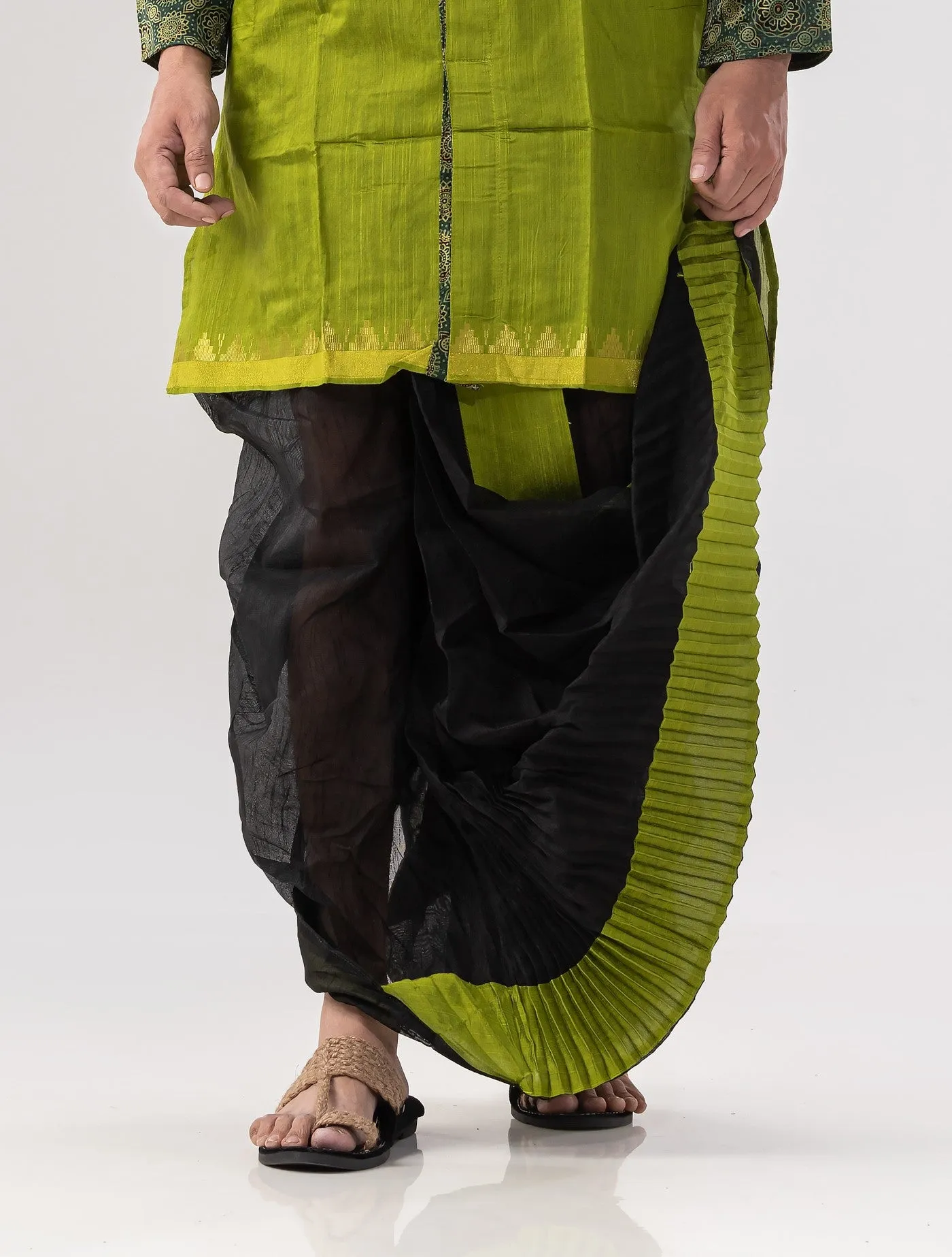 Designer Silk Dhoti- Ready to wear