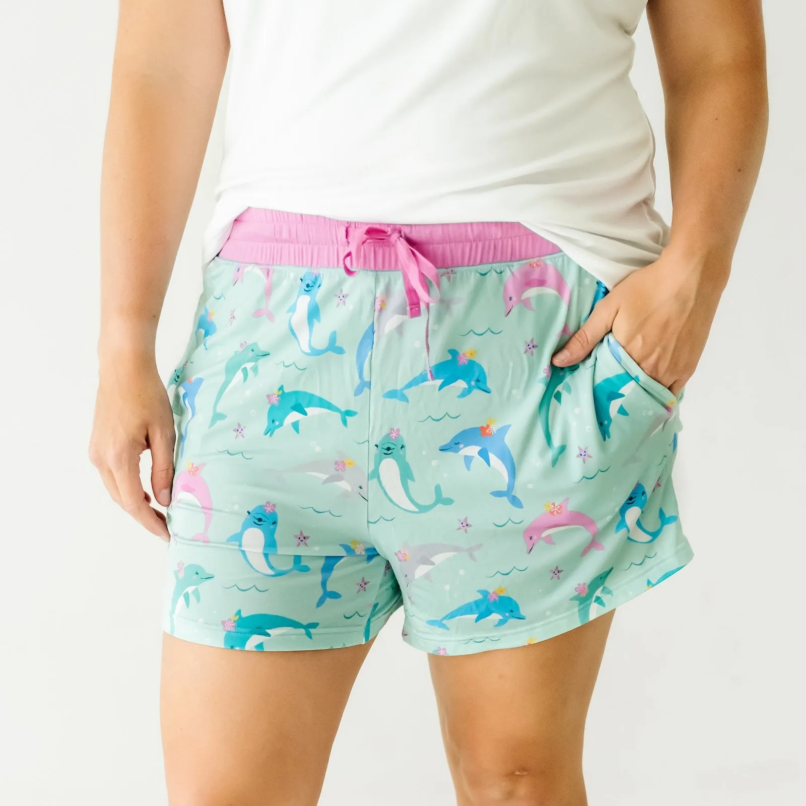 Dolphin Dance Women's Pajama Shorts