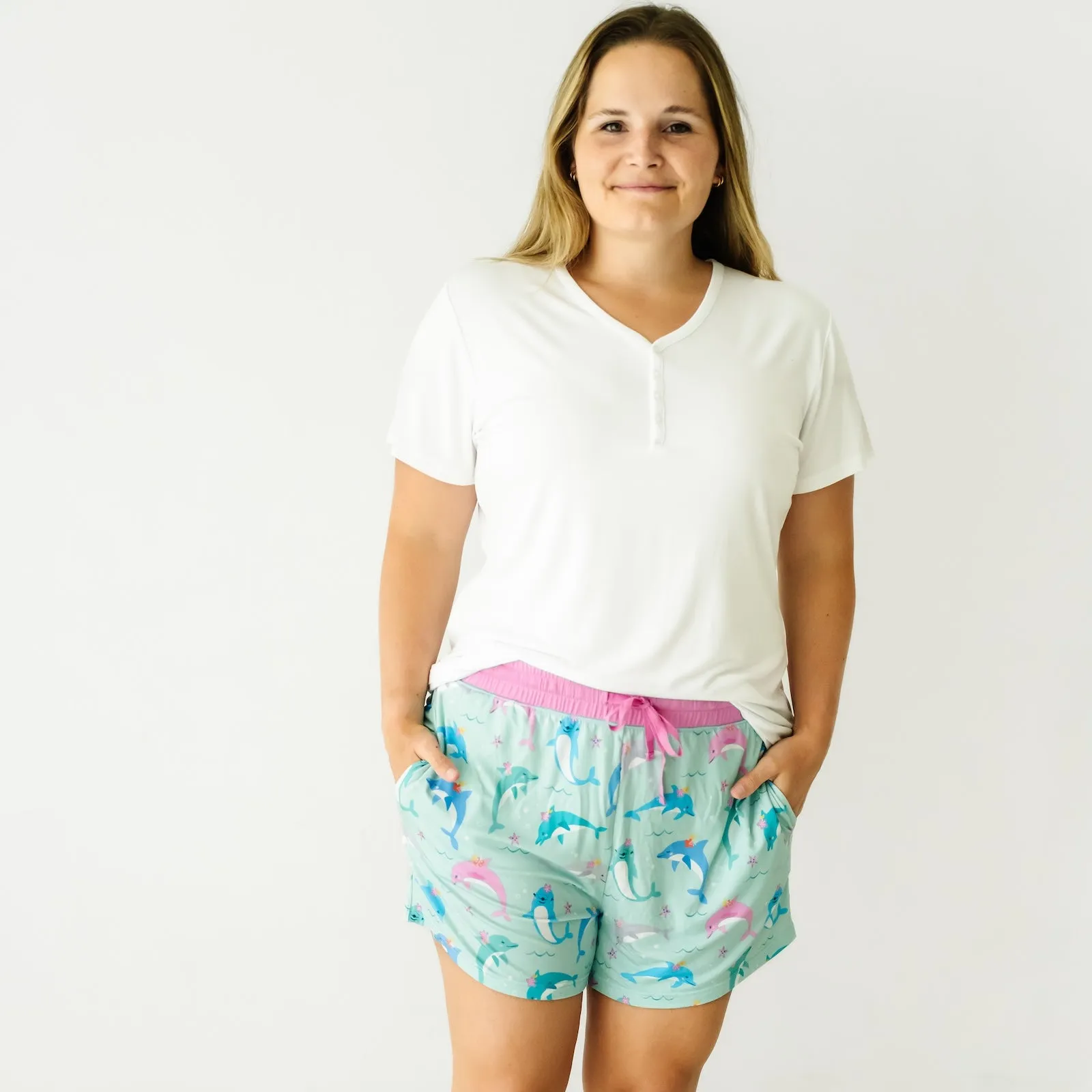 Dolphin Dance Women's Pajama Shorts