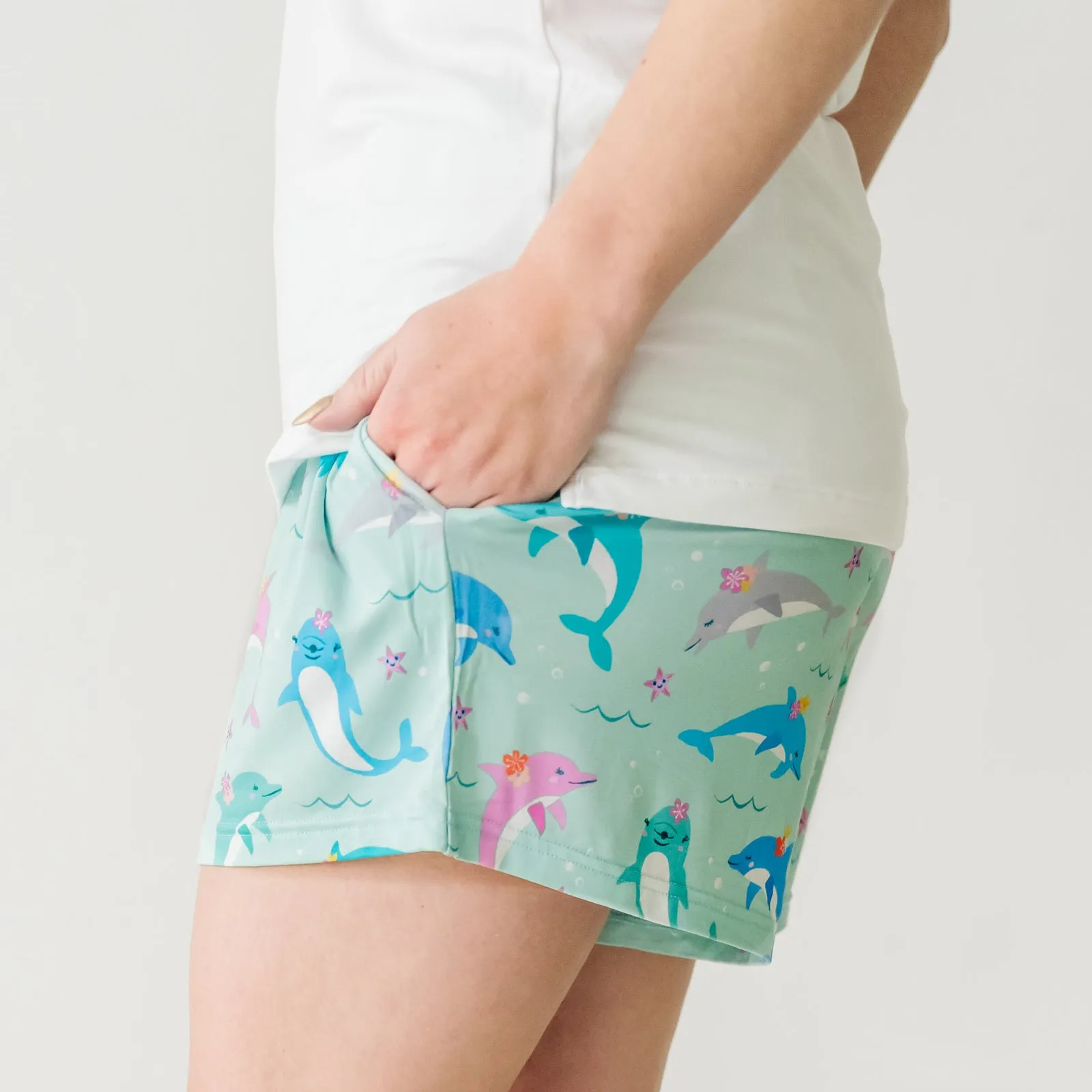 Dolphin Dance Women's Pajama Shorts