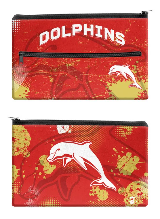 DOLPHINS NEOPRENE PENCIL CASE