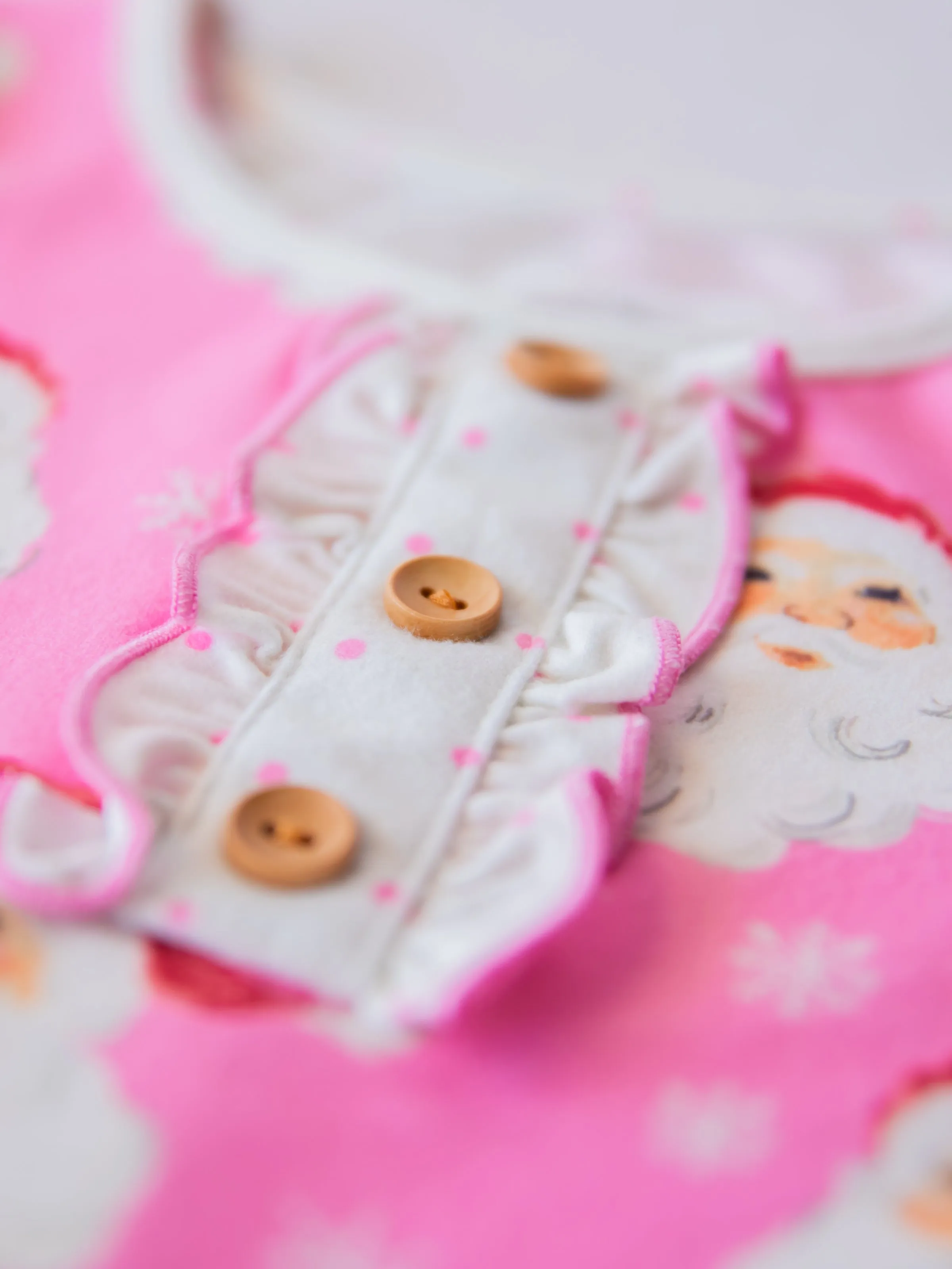 Everyday Play Dress - Jolly St Nick in Pink