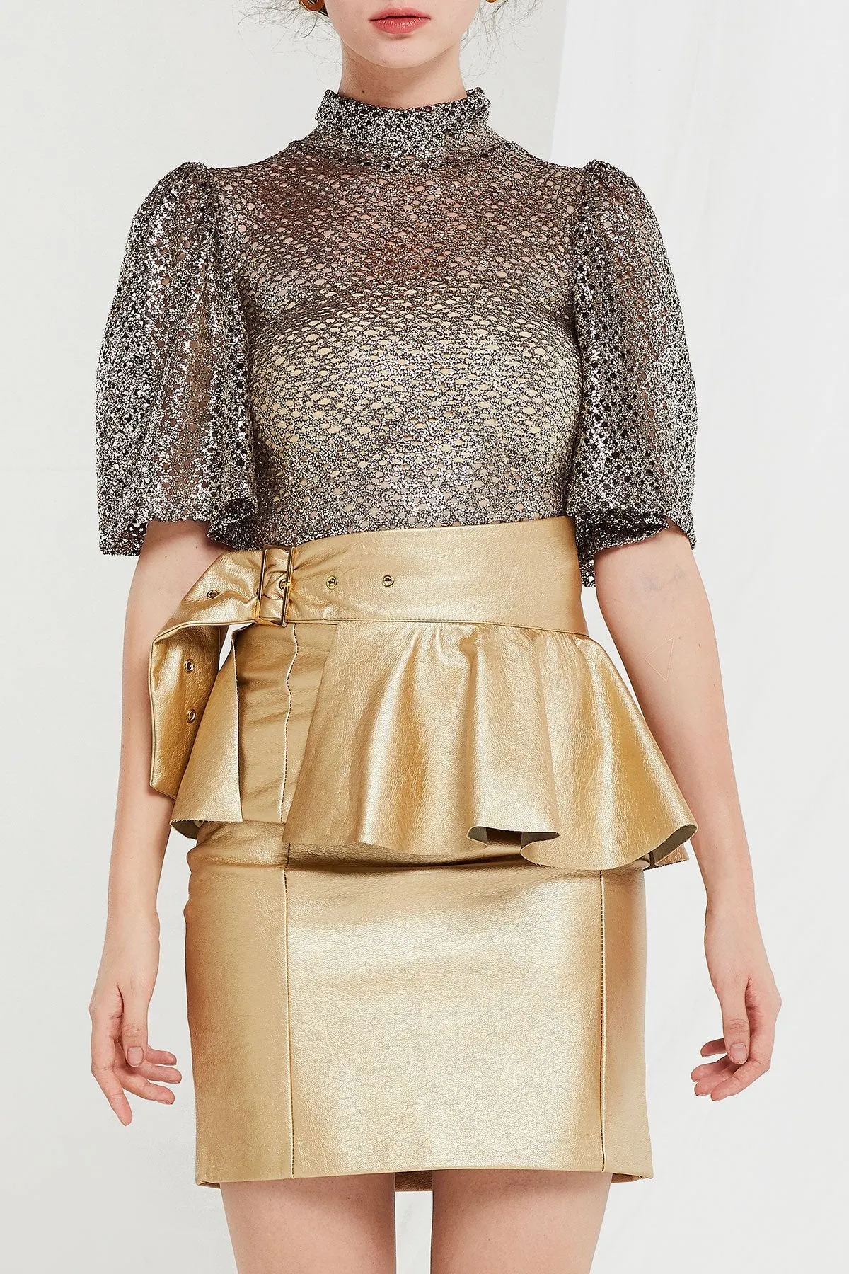 Fiona Skirt with Detachable Peplum