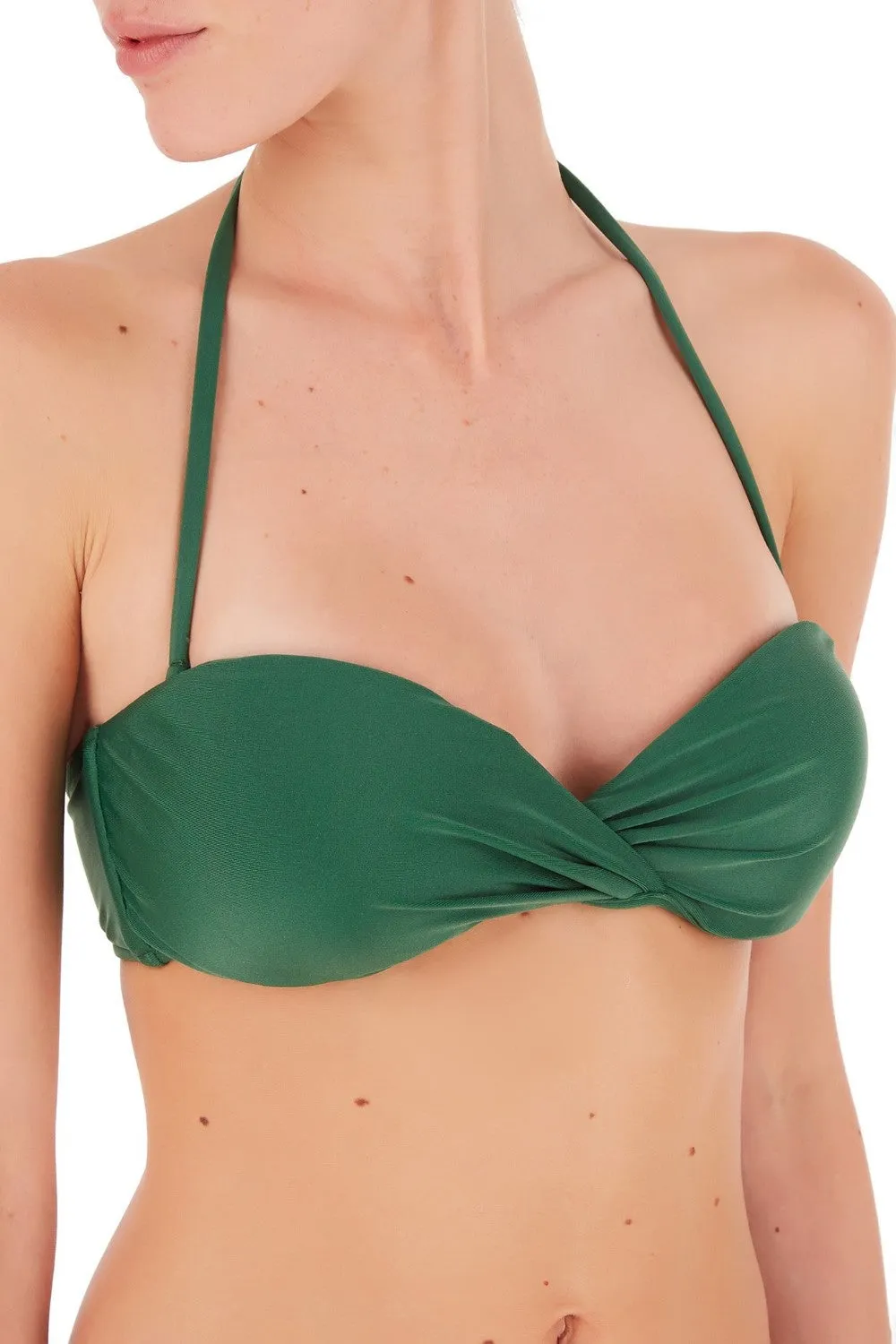 Fiore Solid Strapless Bikini