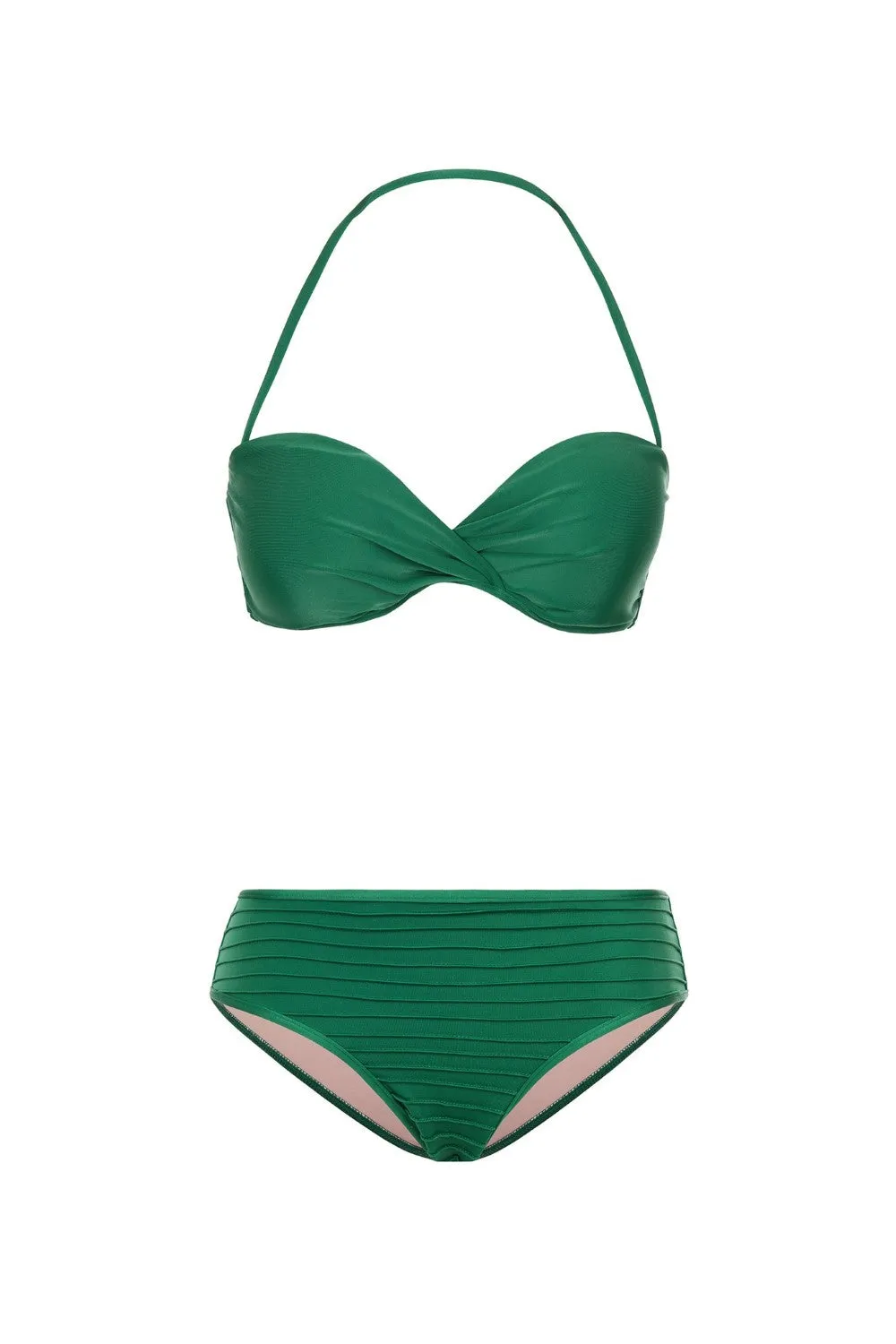 Fiore Solid Strapless Bikini