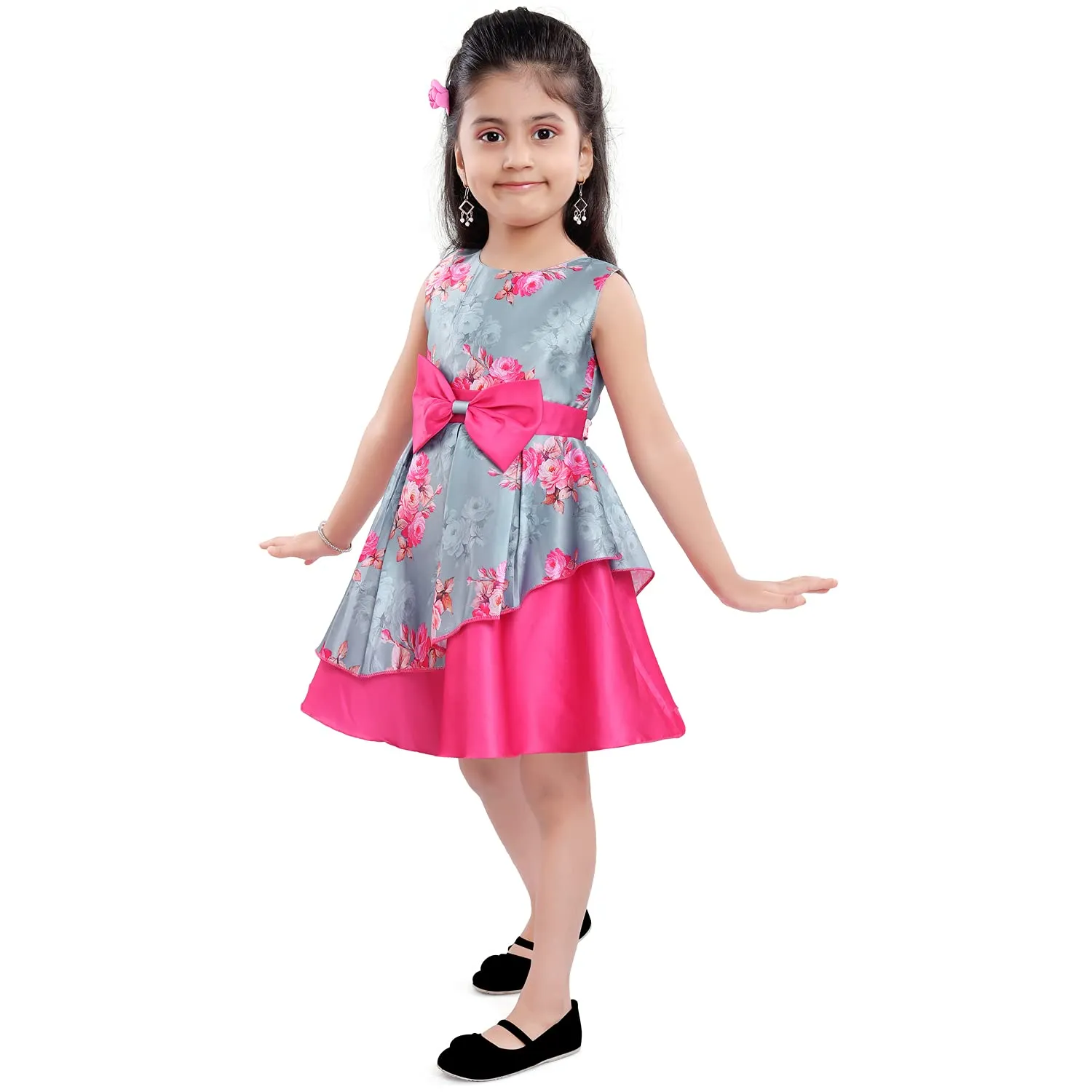 Girls A-line Floral dress