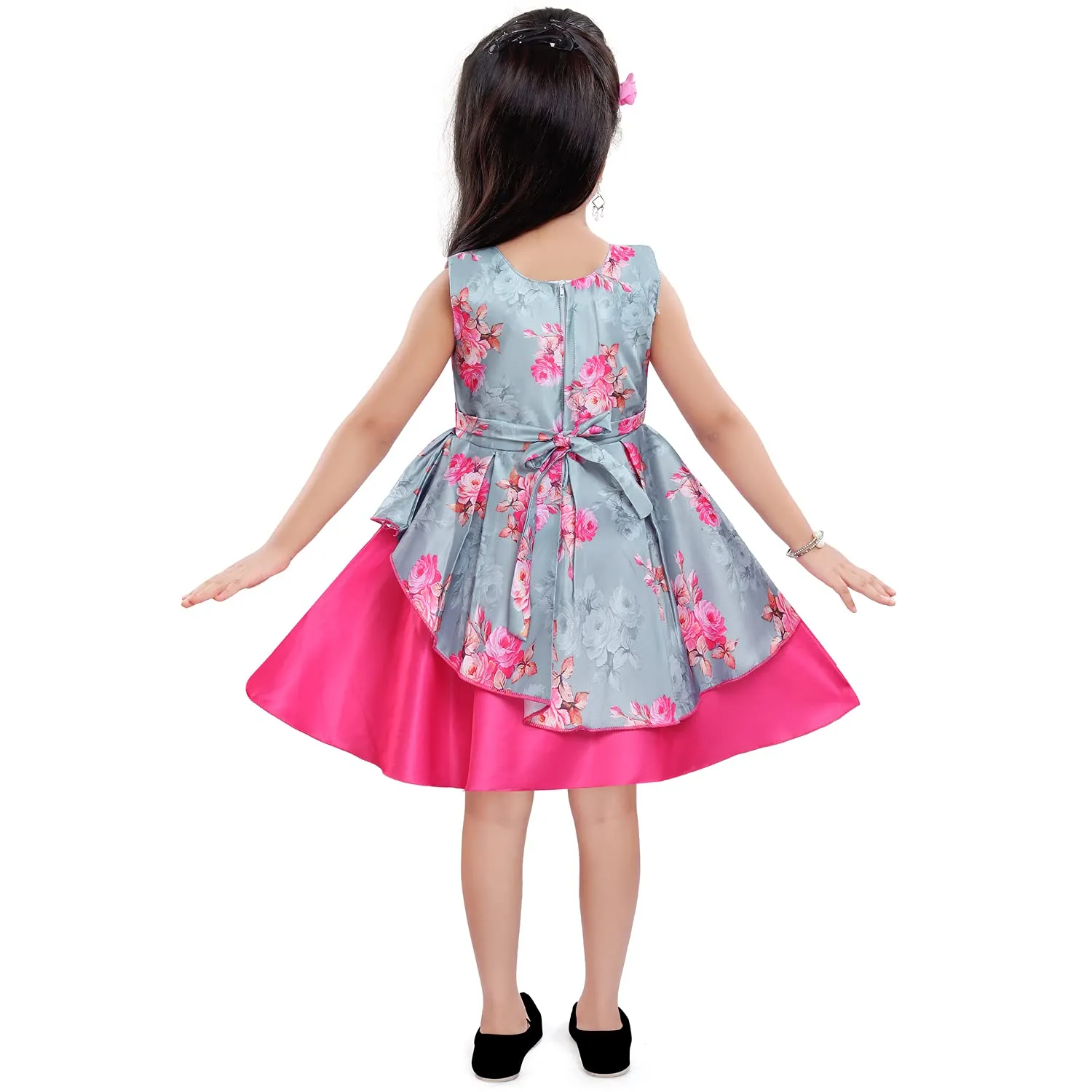 Girls A-line Floral dress