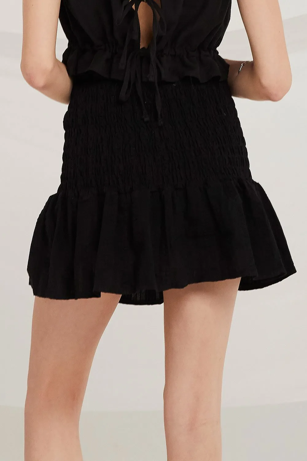 Halle Eyelet Lace Smock Skort