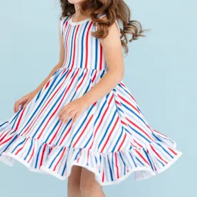 Hampton Stripe Sleeveless Charm Dress