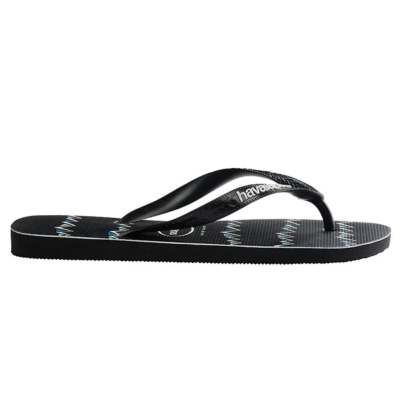 Havaianas Top Stripe Zag Black Thongs