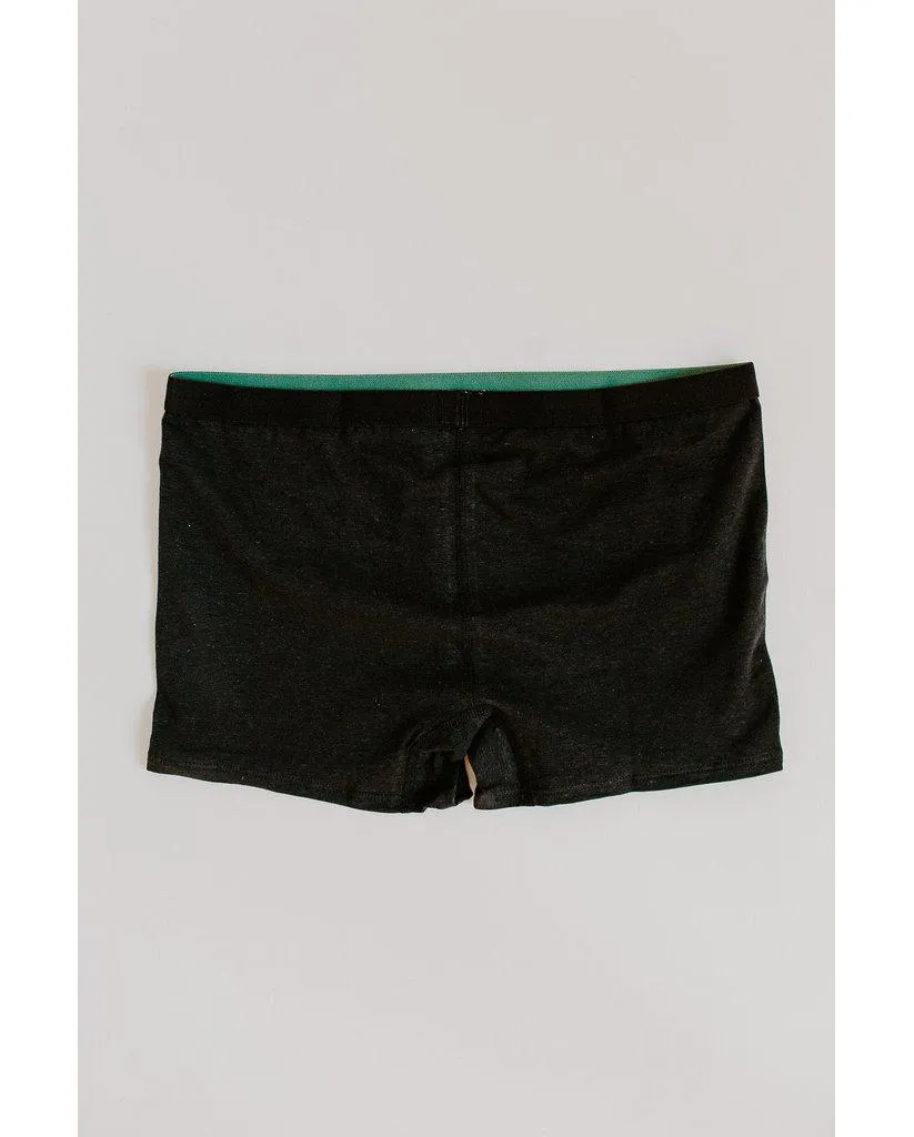 Hemp Long Boyshort Undies - Black *FINAL SALE*