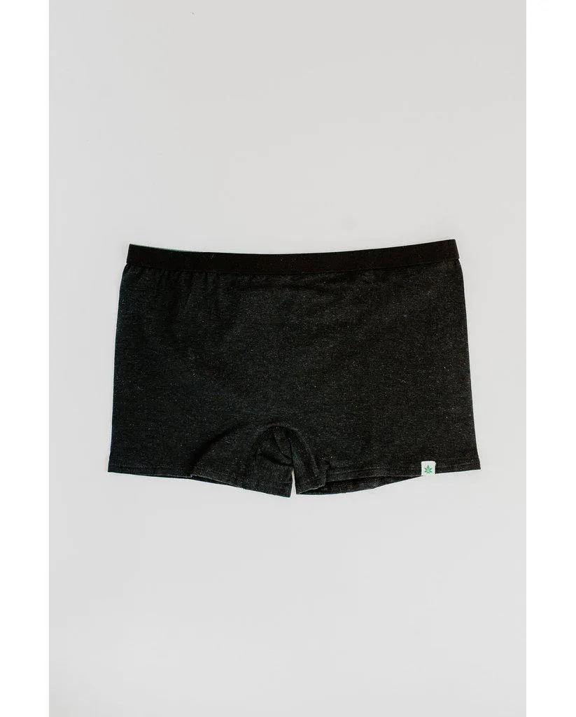 Hemp Long Boyshort Undies - Black *FINAL SALE*