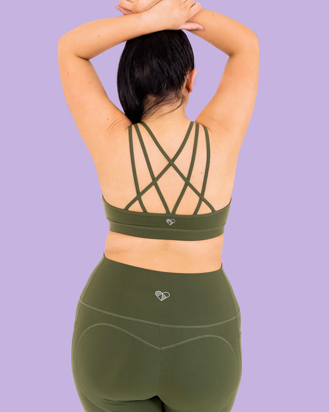 HERO Sports Bra Olive