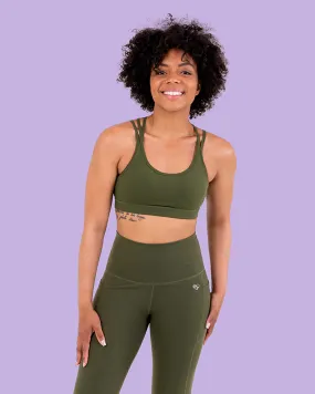 HERO Sports Bra Olive