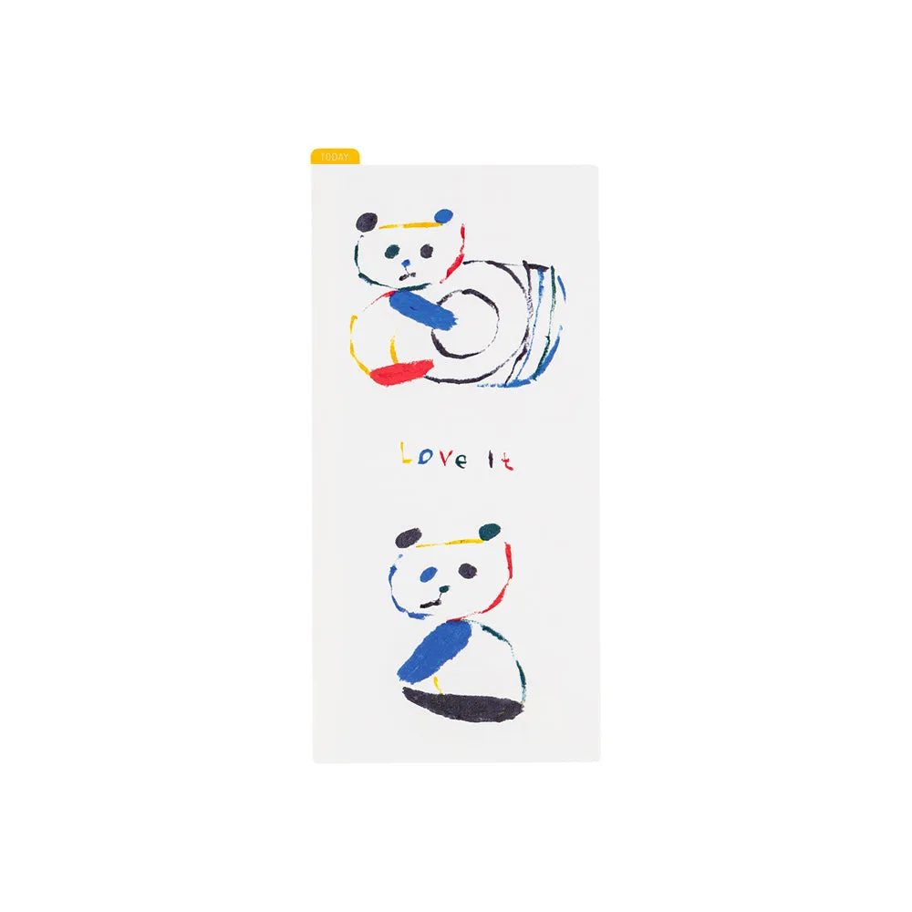 Hobonichi Pencil Board - Weeks - Jin Kitamura Love it Panda