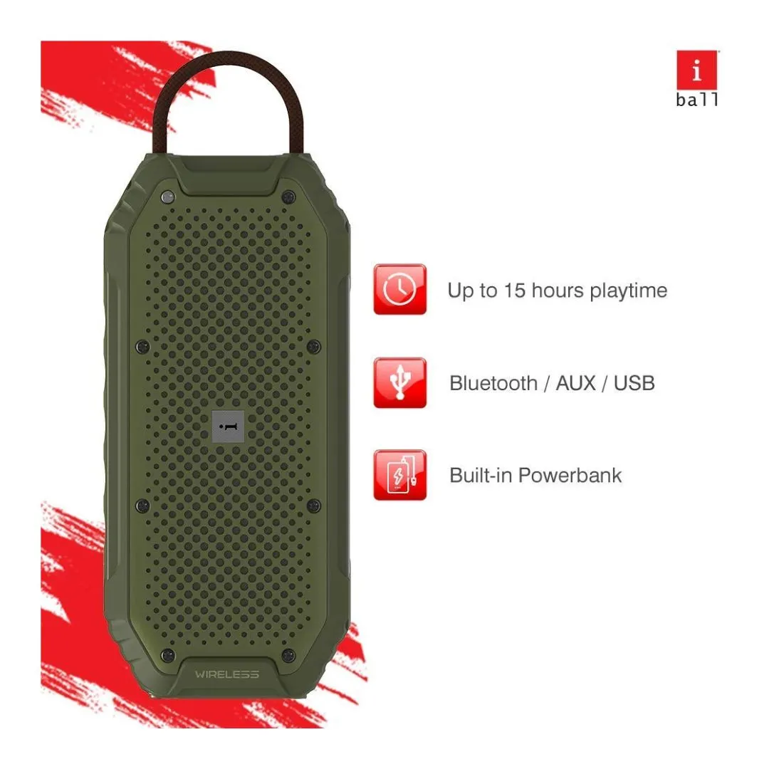 iBall Musi Rock Rugged Outdoor Bluetooth Speaker