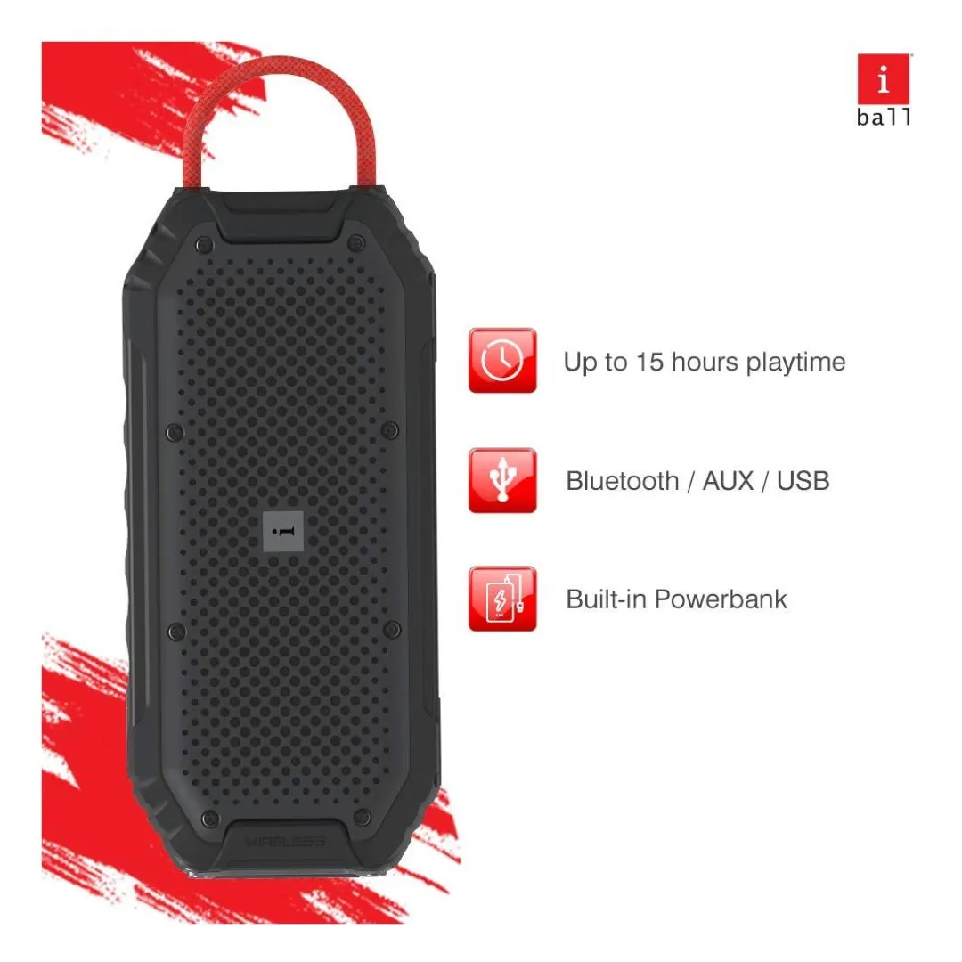 iBall Musi Rock Rugged Outdoor Bluetooth Speaker