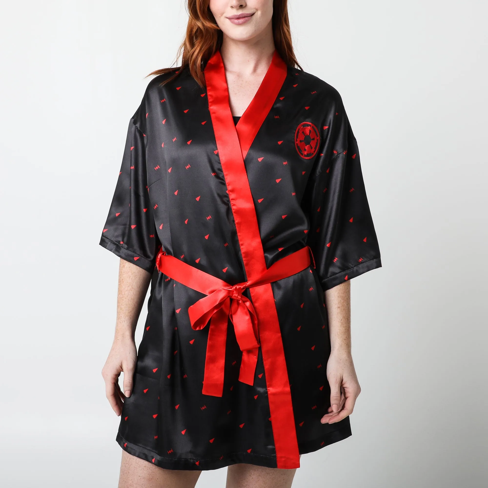 Imperial Satin Robe Pajama Set