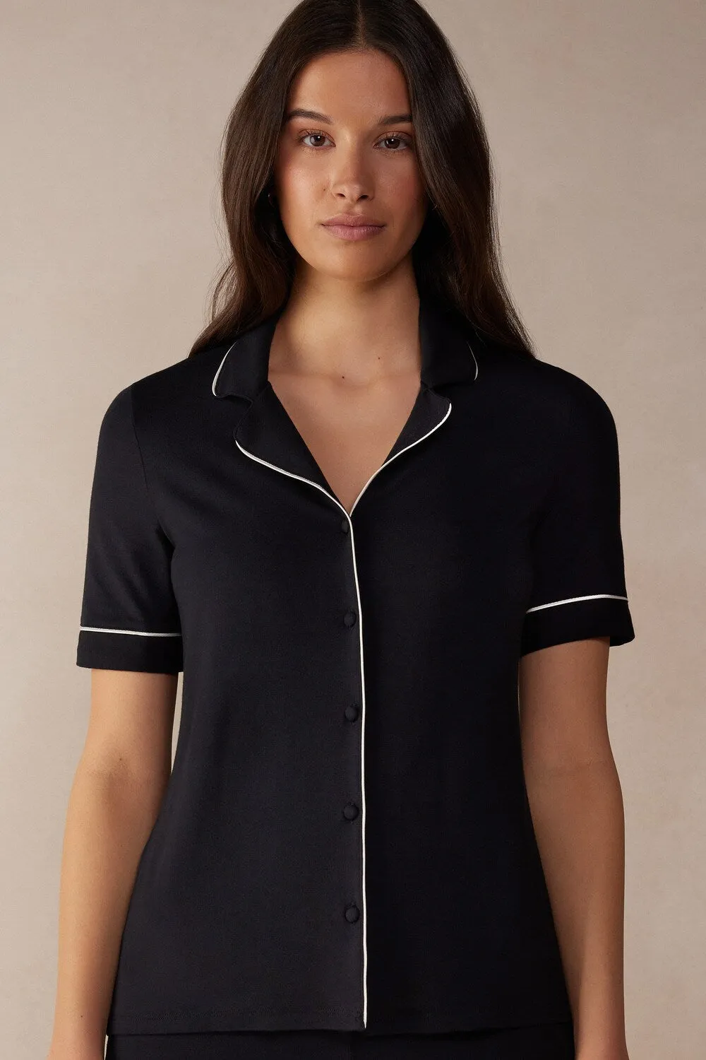 Intimissimi pajama shirt, black