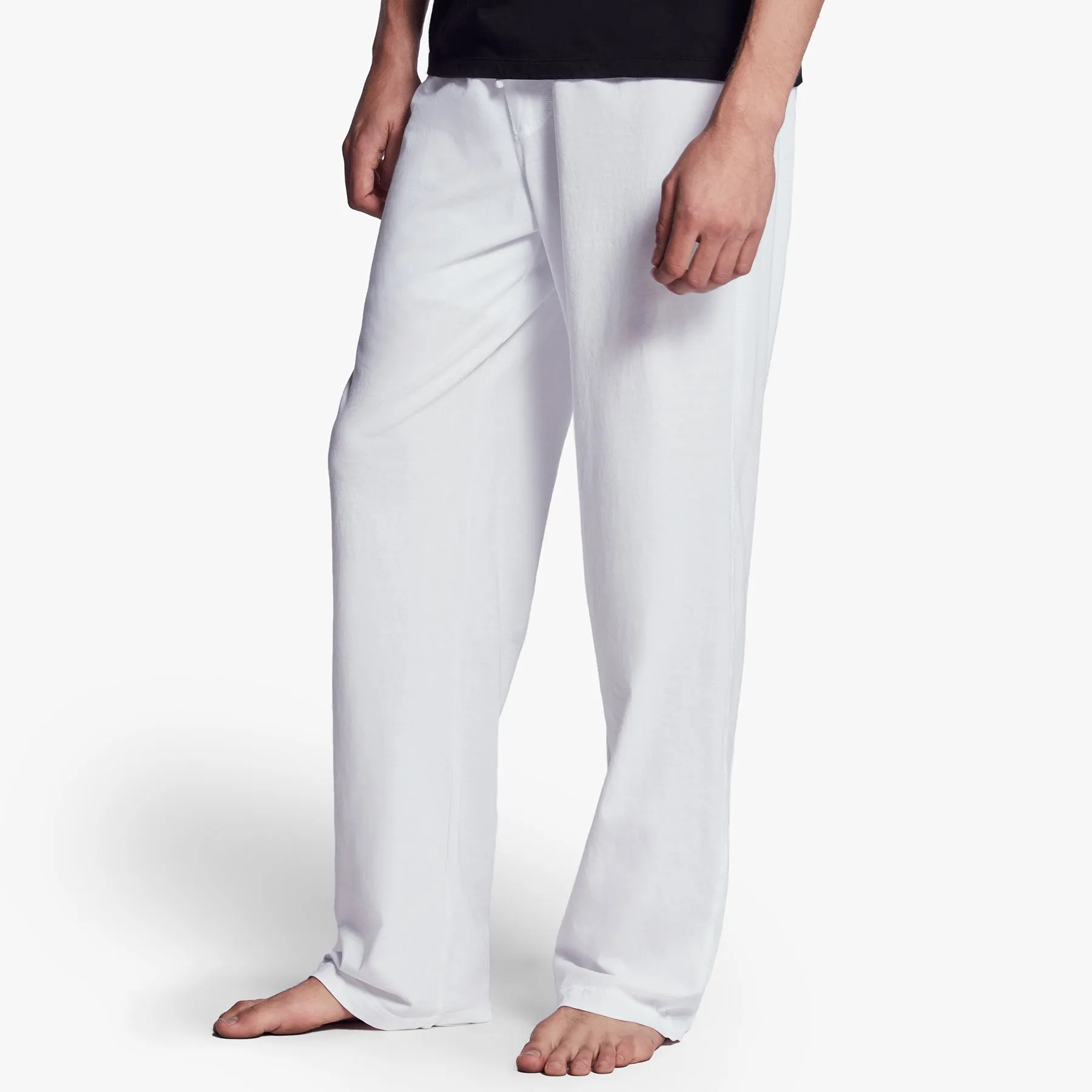 Jersey Pajama Pant - White