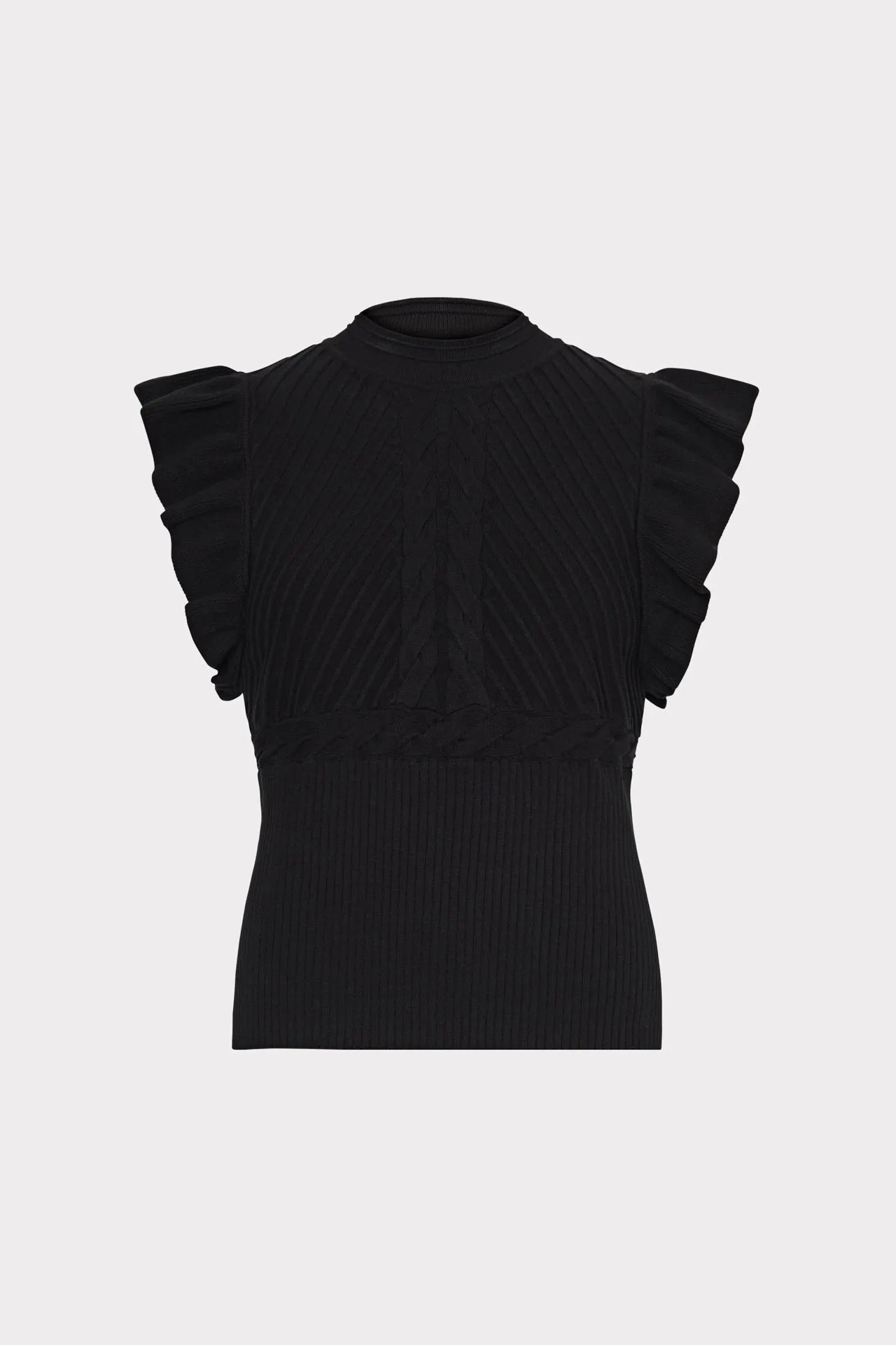 Kamila Flutter Sleeve Knit Top