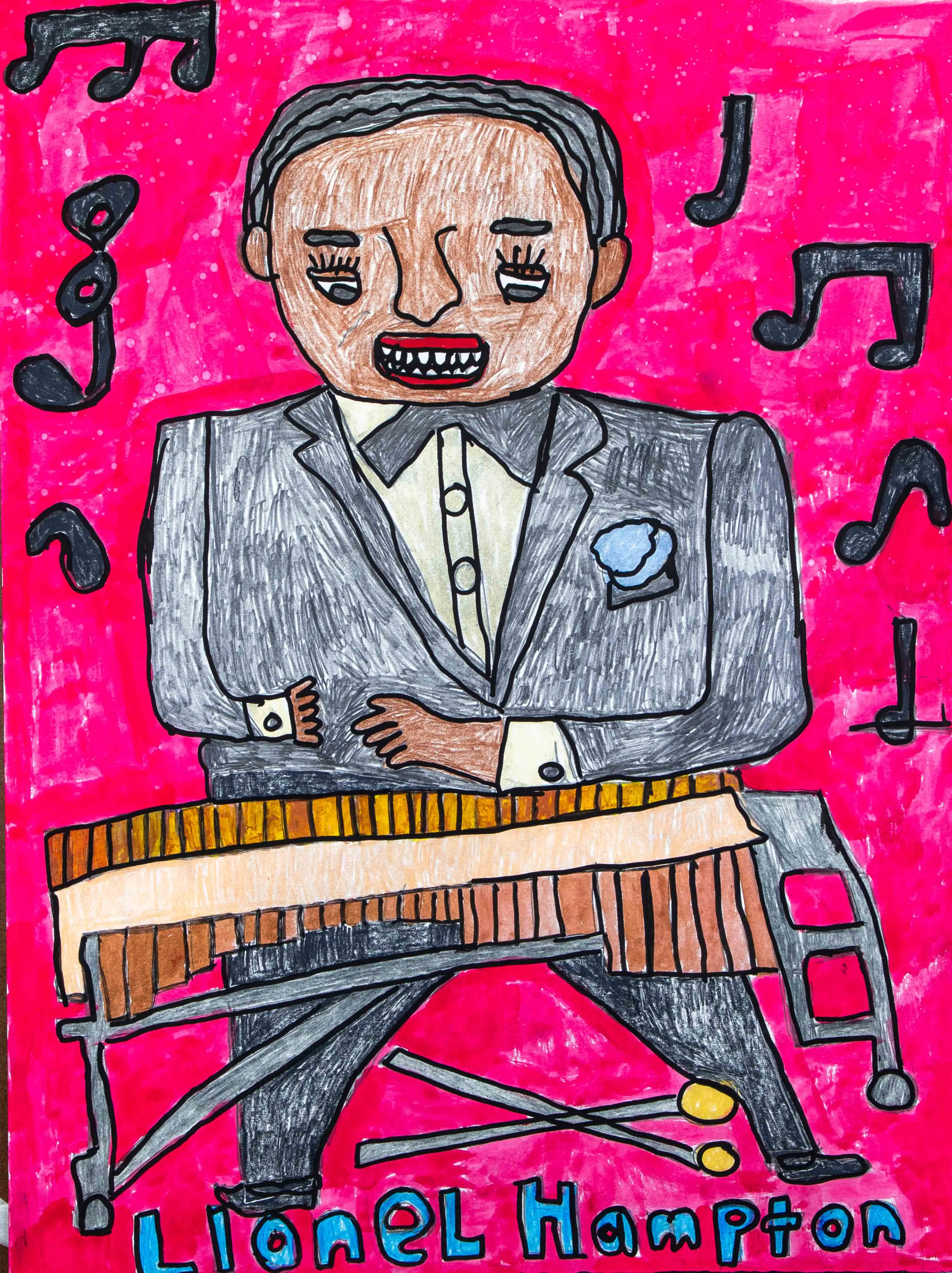 Lionel Hampton, by Thomas Saunders