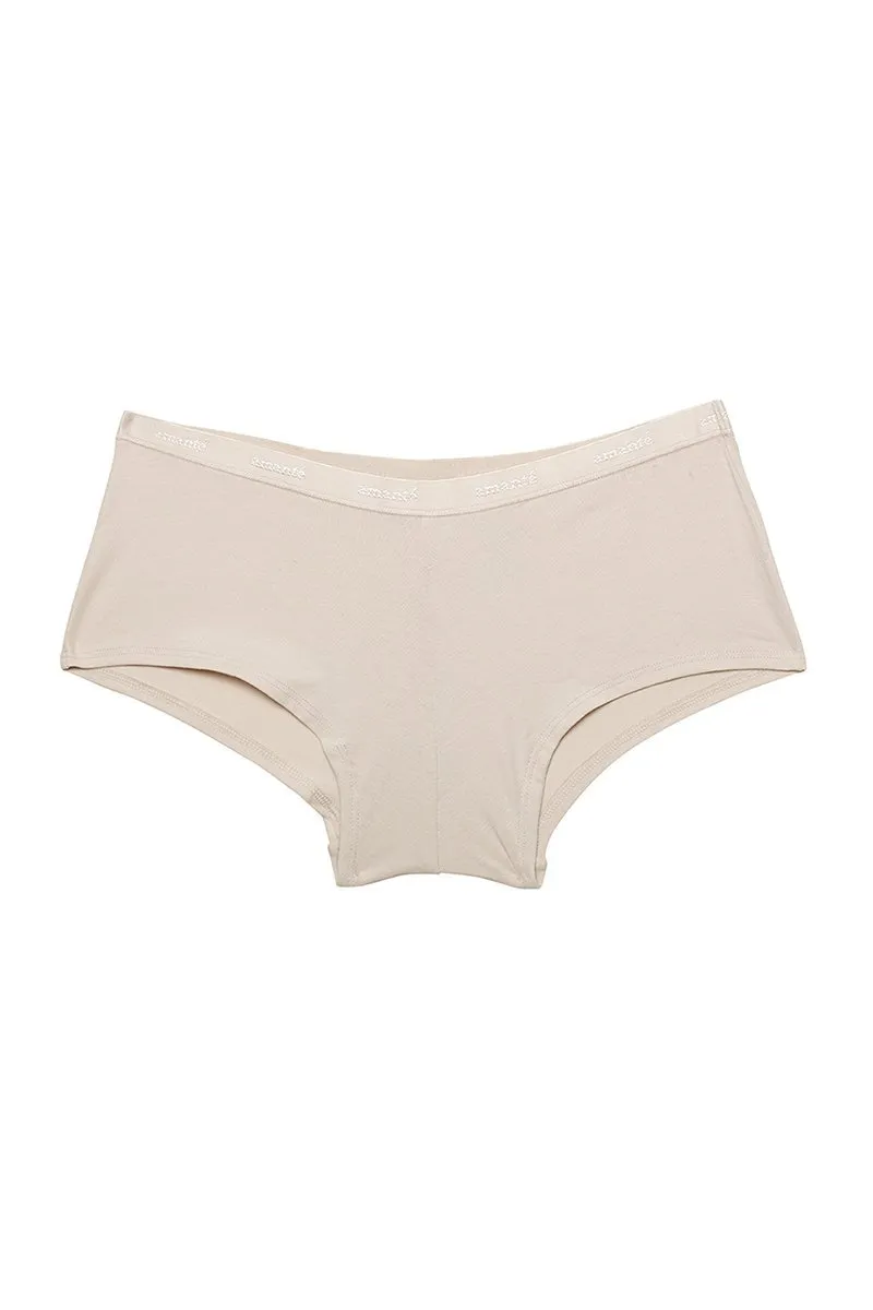 Low Rise Solid Boyshorts (Pack of 2)