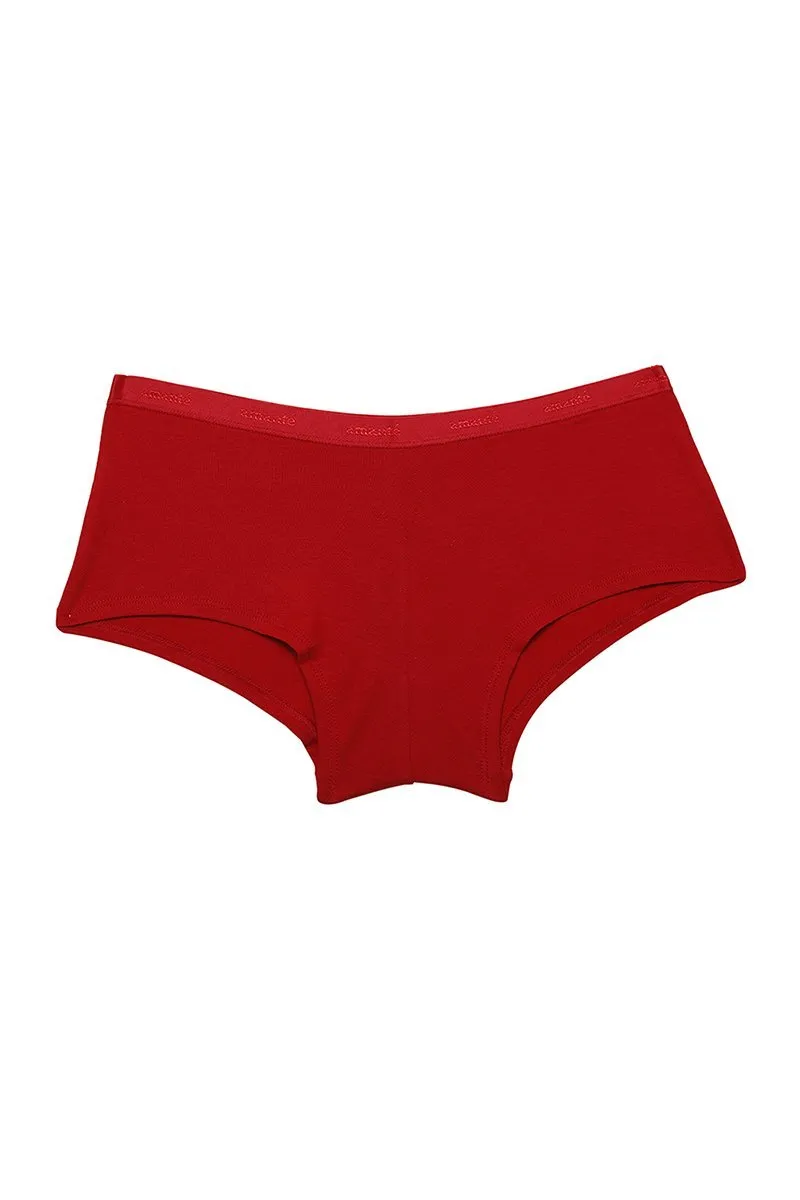 Low Rise Solid Boyshorts (Pack of 2)