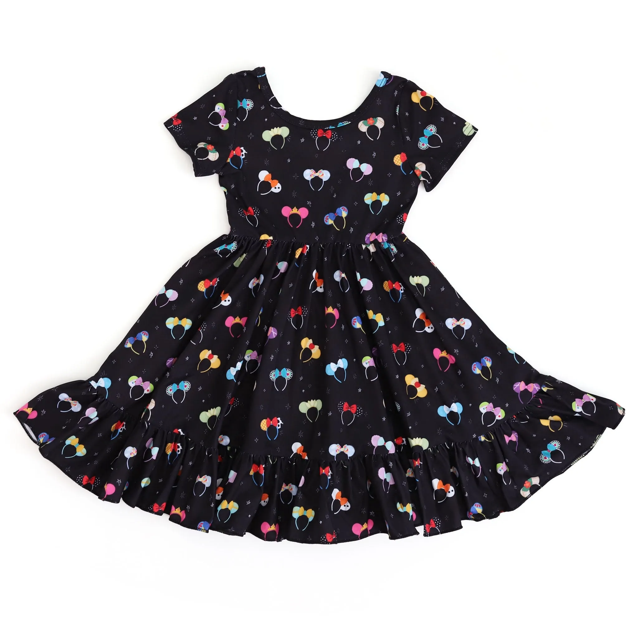 Magical Ears Charm Dress - Black