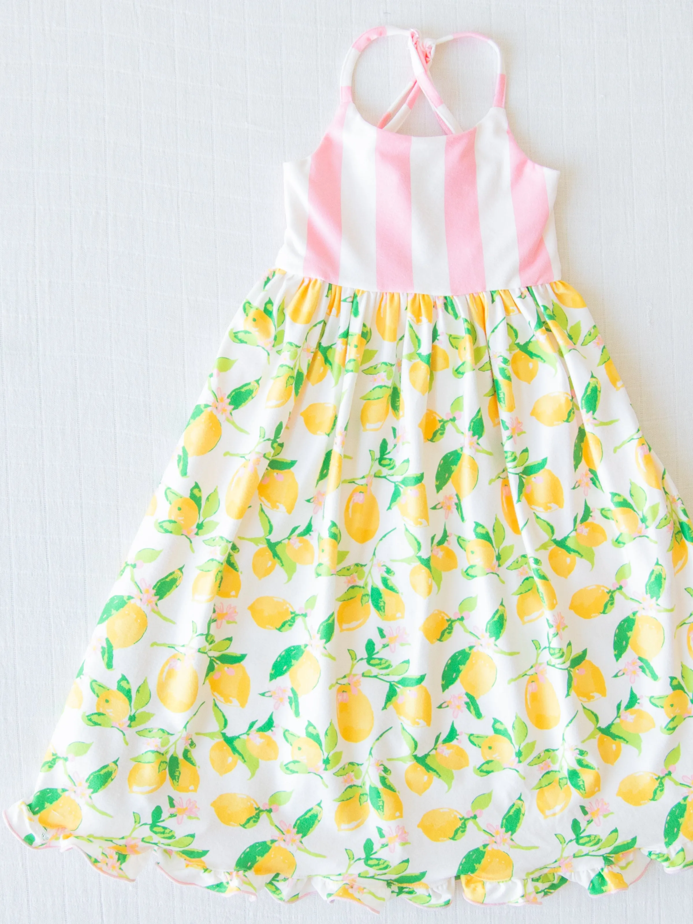 Maxi Play Dress - Lemons