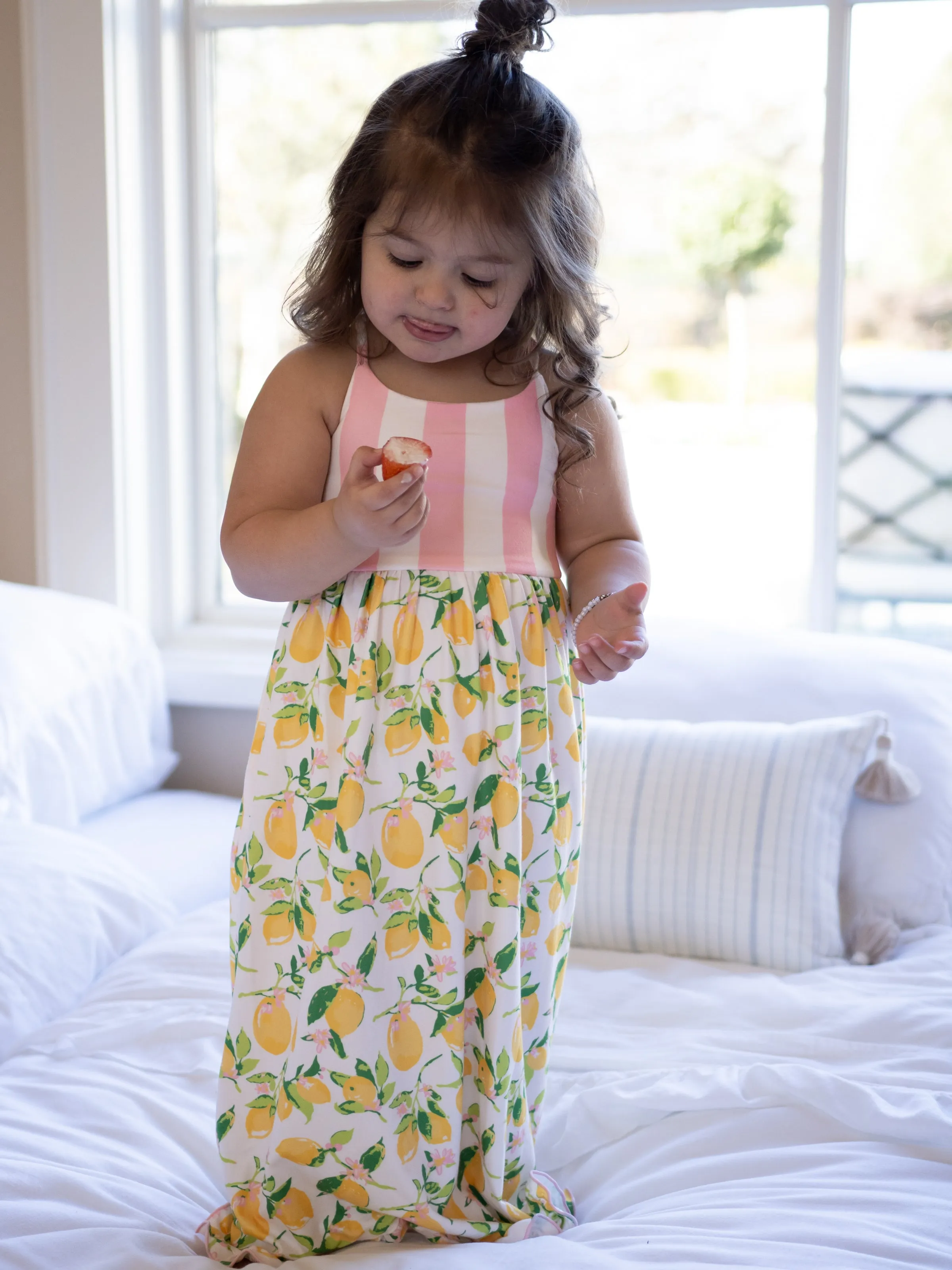 Maxi Play Dress - Lemons