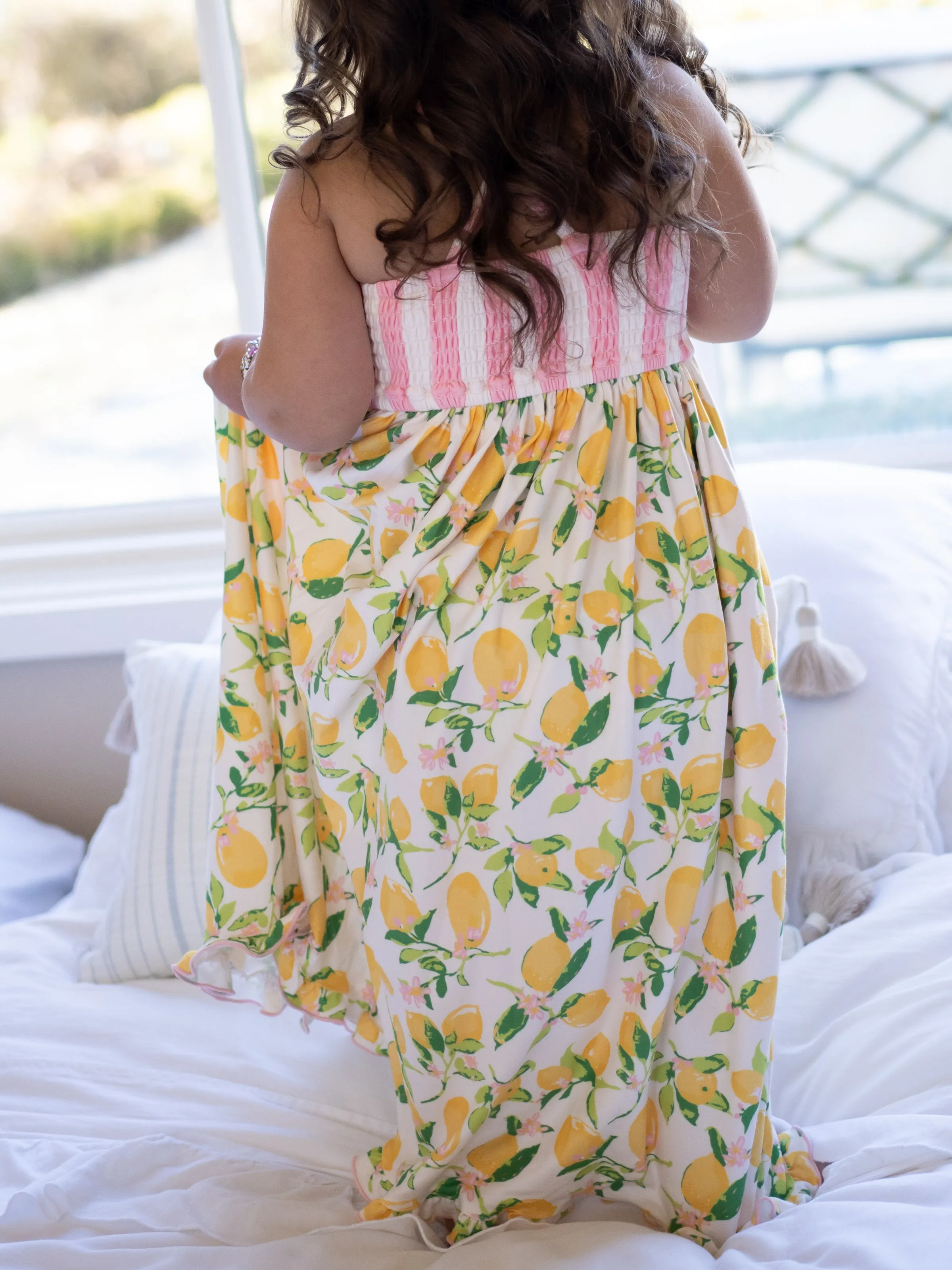 Maxi Play Dress - Lemons