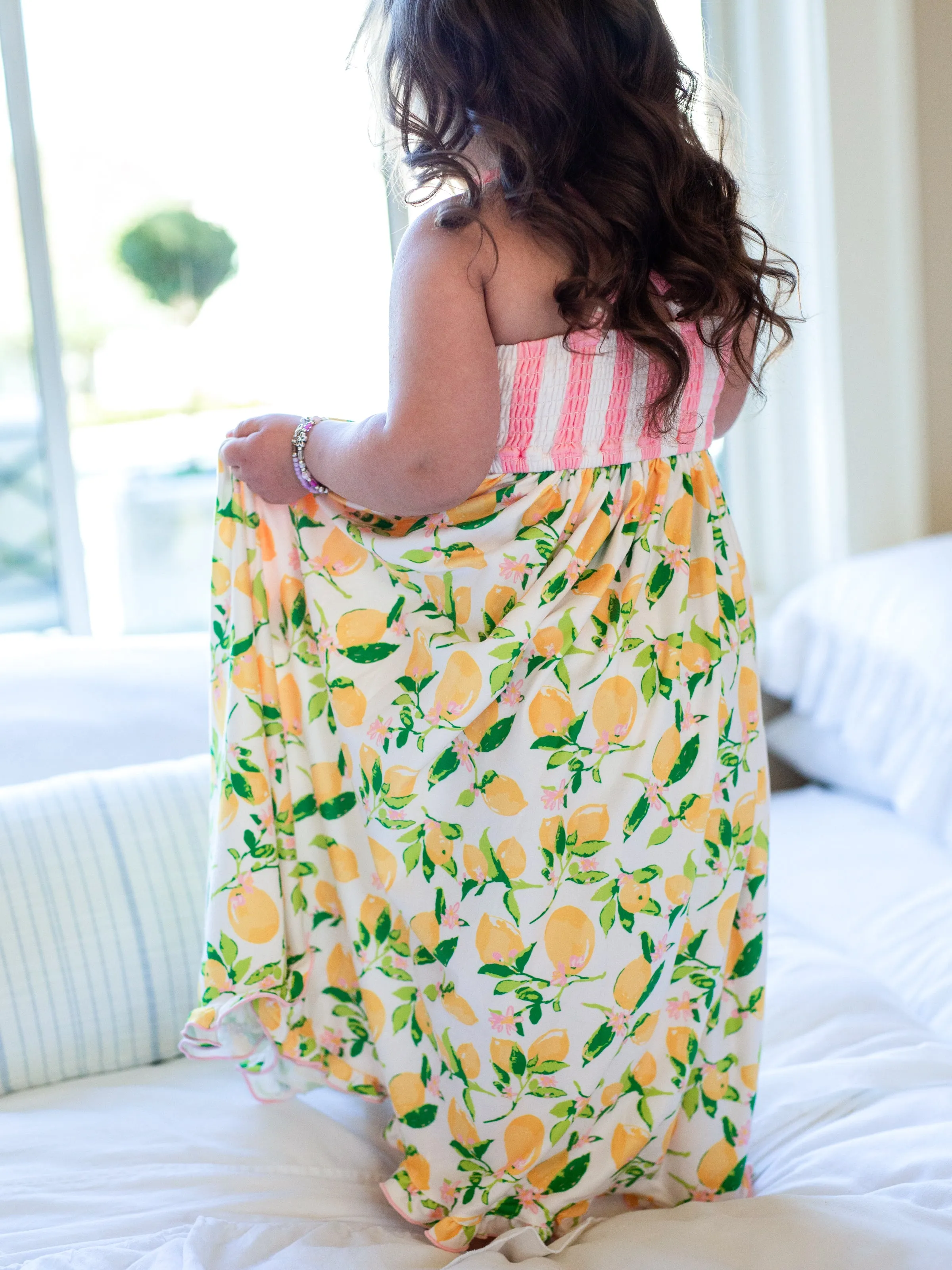 Maxi Play Dress - Lemons