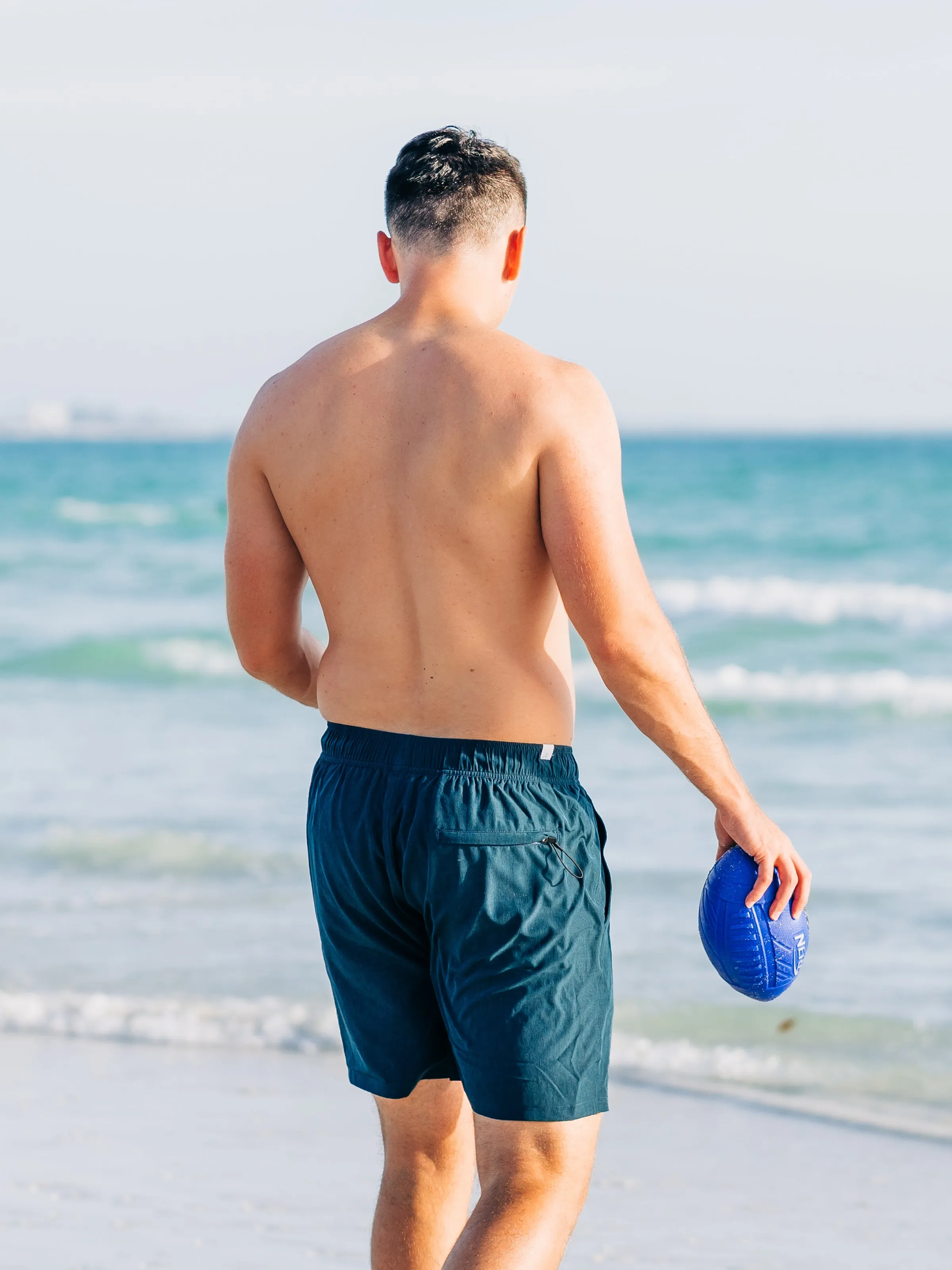 Men's Everyday Lined Trunks - Navy Solid