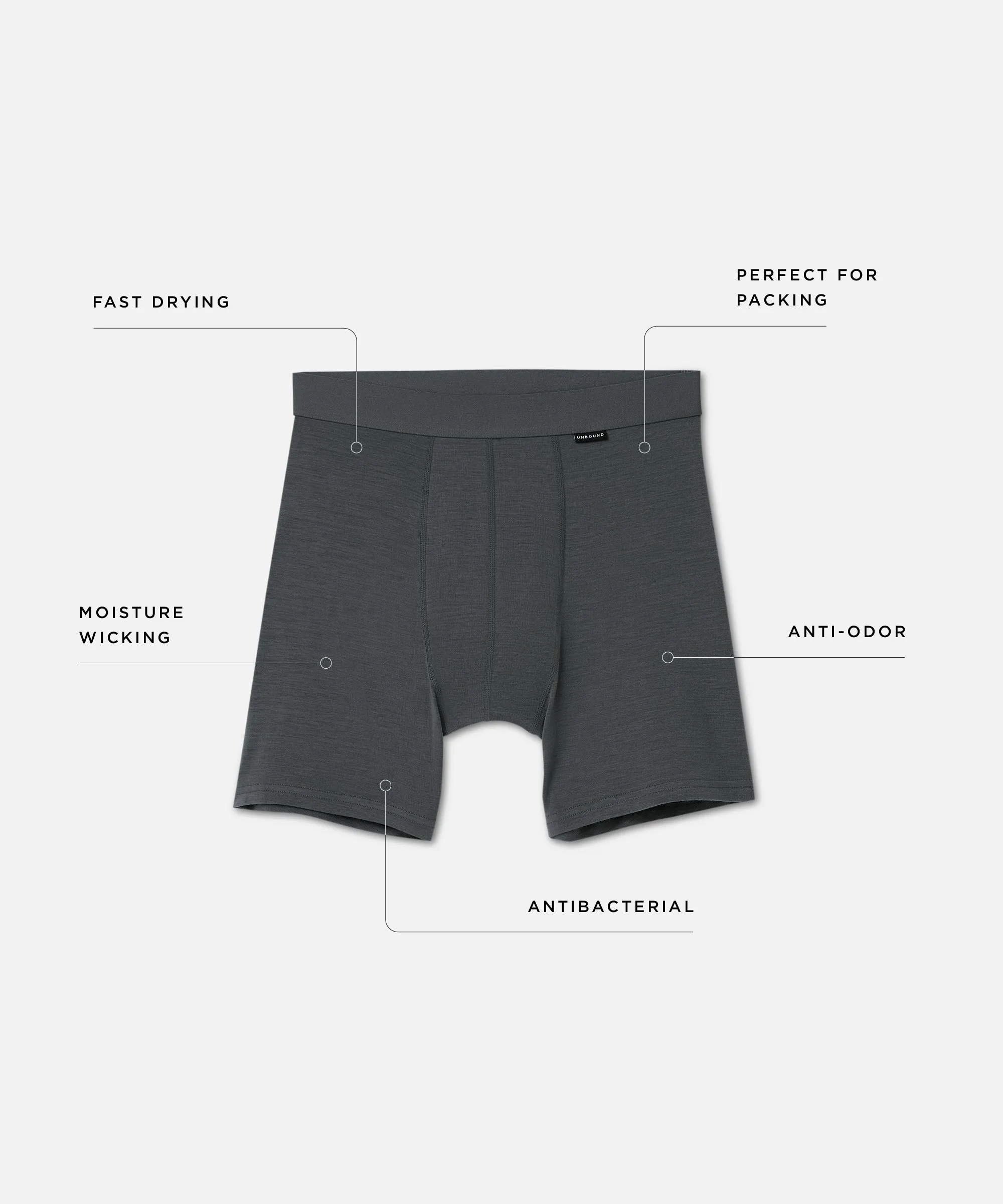 Men's Merino Wool Boxer Briefs