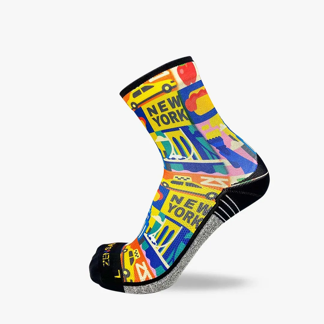 New York Blocks Socks (Mini-Crew)