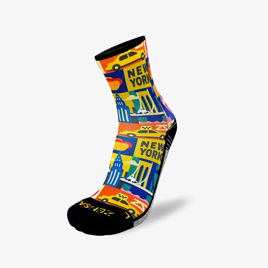 New York Blocks Socks (Mini-Crew)