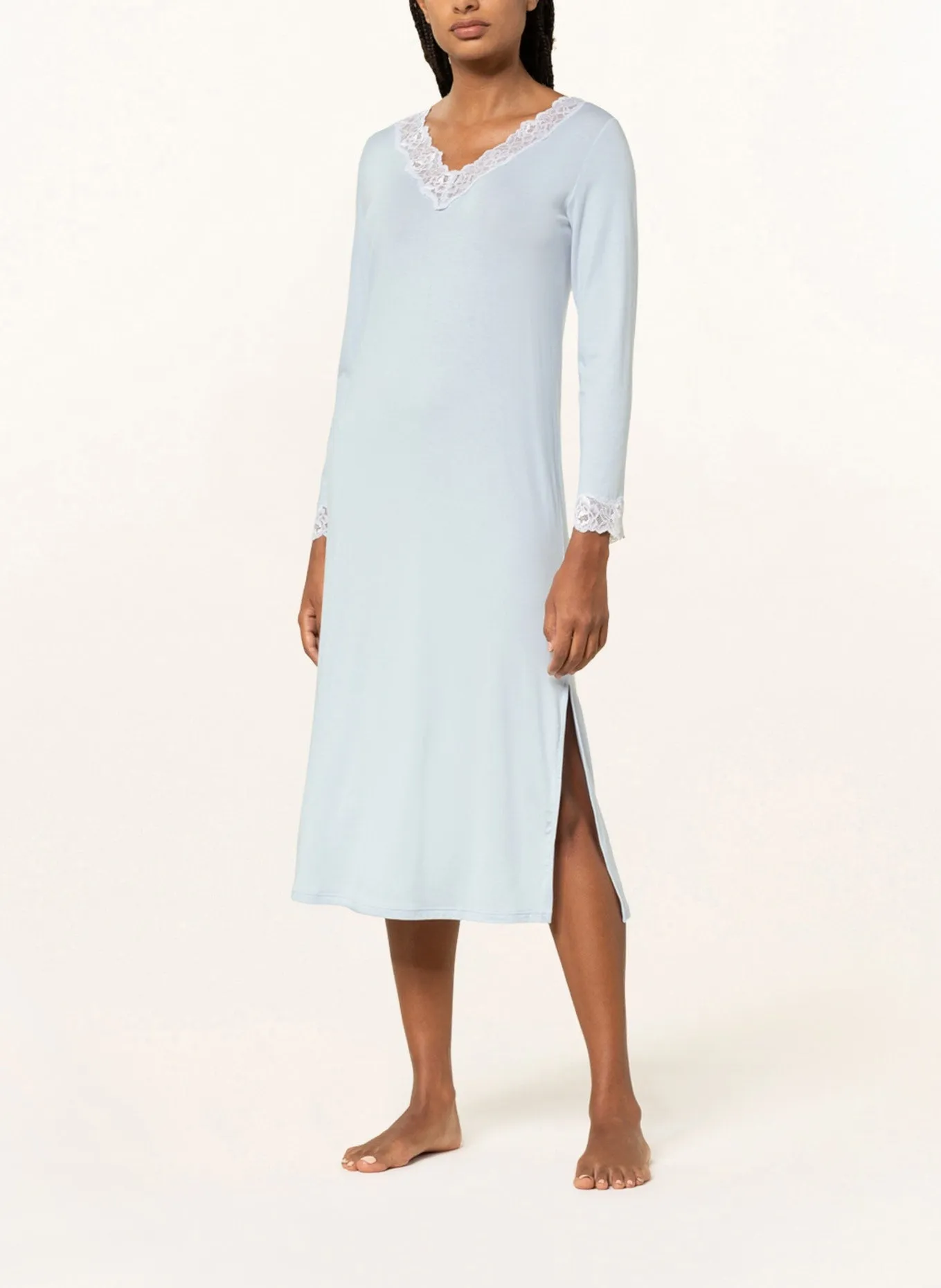 Nightgown CALIDA ELEGANT DREAMS, light blue