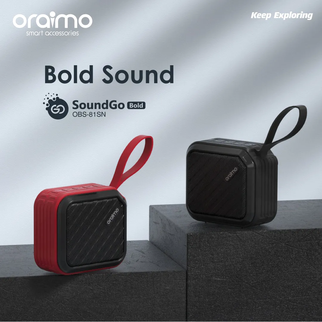 Exclusive Online Oraimo SoundGo-Bold 5W Portable Wireless Bluetooth Speaker