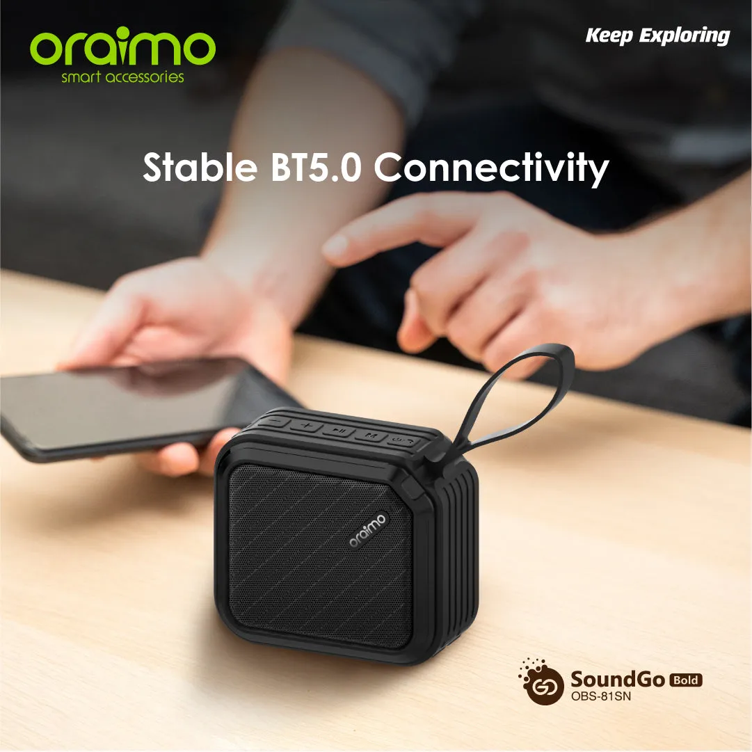 Exclusive Online Oraimo SoundGo-Bold 5W Portable Wireless Bluetooth Speaker