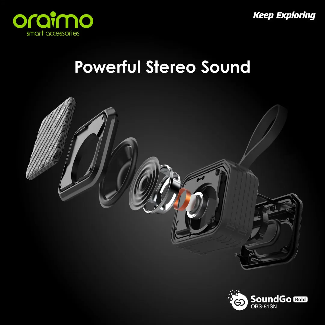 Exclusive Online Oraimo SoundGo-Bold 5W Portable Wireless Bluetooth Speaker