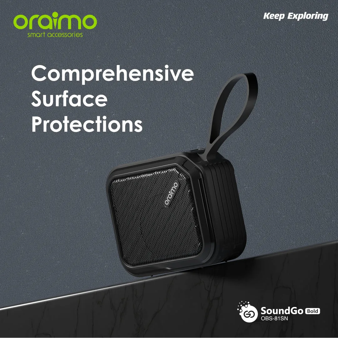 Exclusive Online Oraimo SoundGo-Bold 5W Portable Wireless Bluetooth Speaker