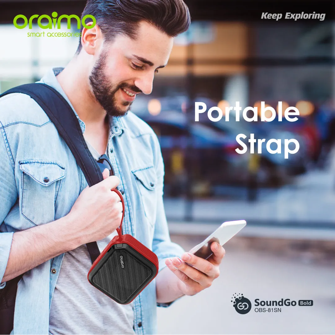 Exclusive Online Oraimo SoundGo-Bold 5W Portable Wireless Bluetooth Speaker