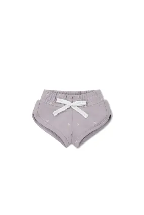 Organic Cotton Ivy Shortie - Annie Ditzy Violet Ice