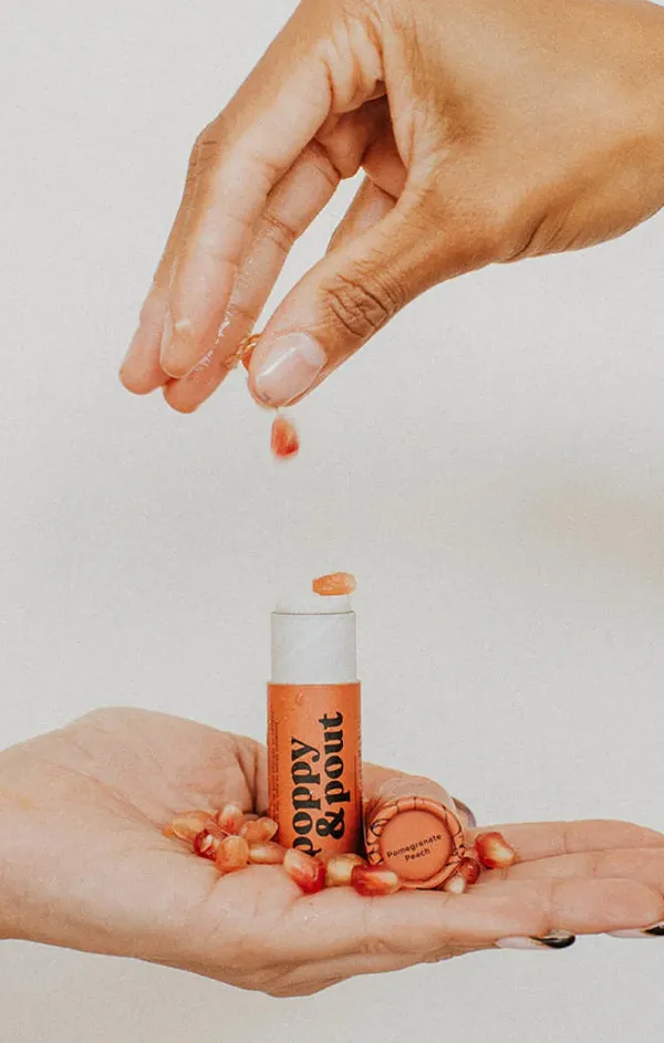 Pomegranate Peach Lip Balm